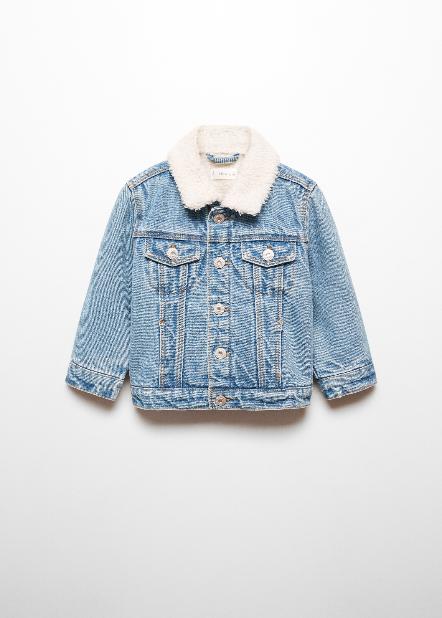 Jacket with shearling-effect lining - Article without model