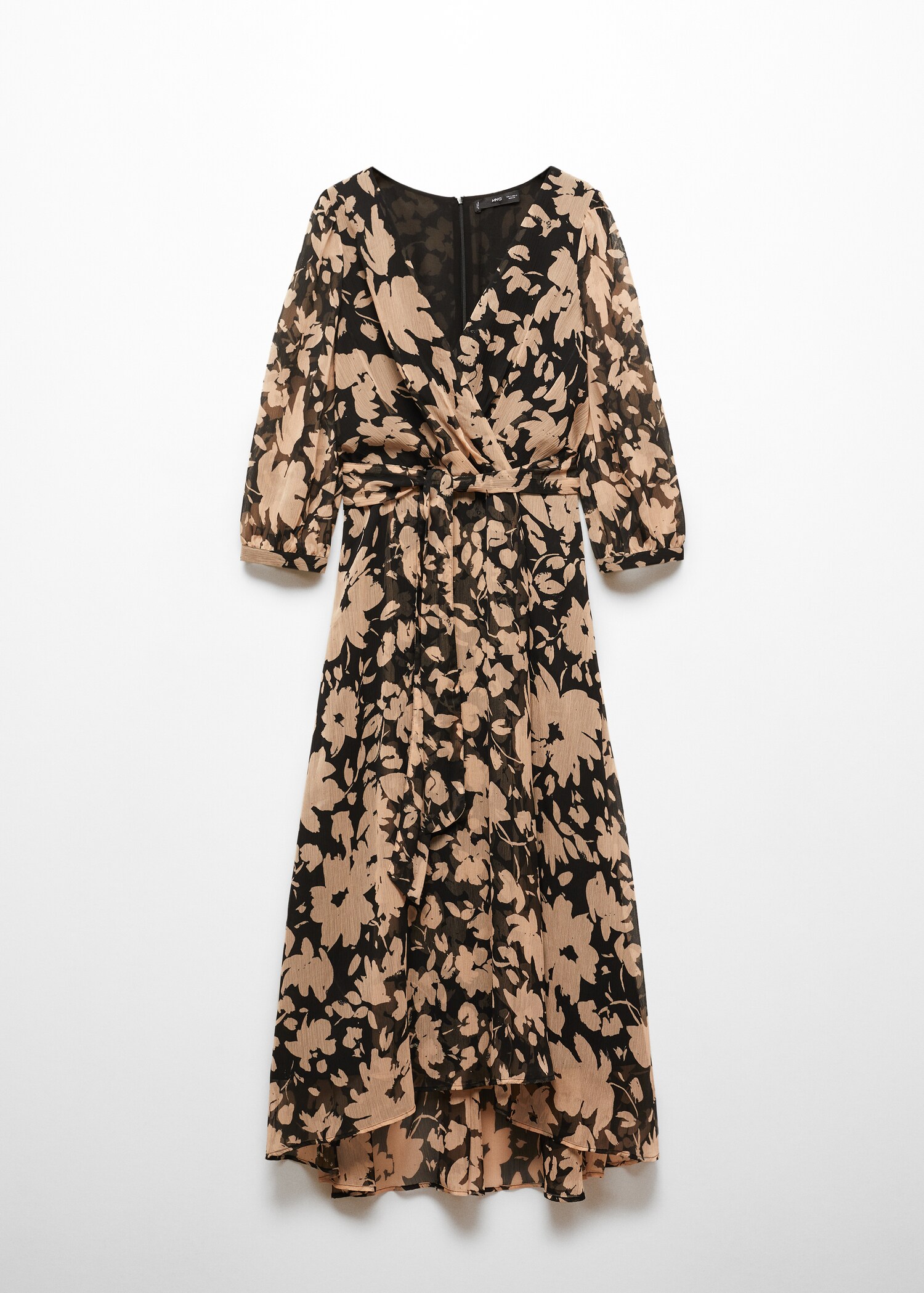 Vestido fluido com estampado floral - Artigo sem modelo