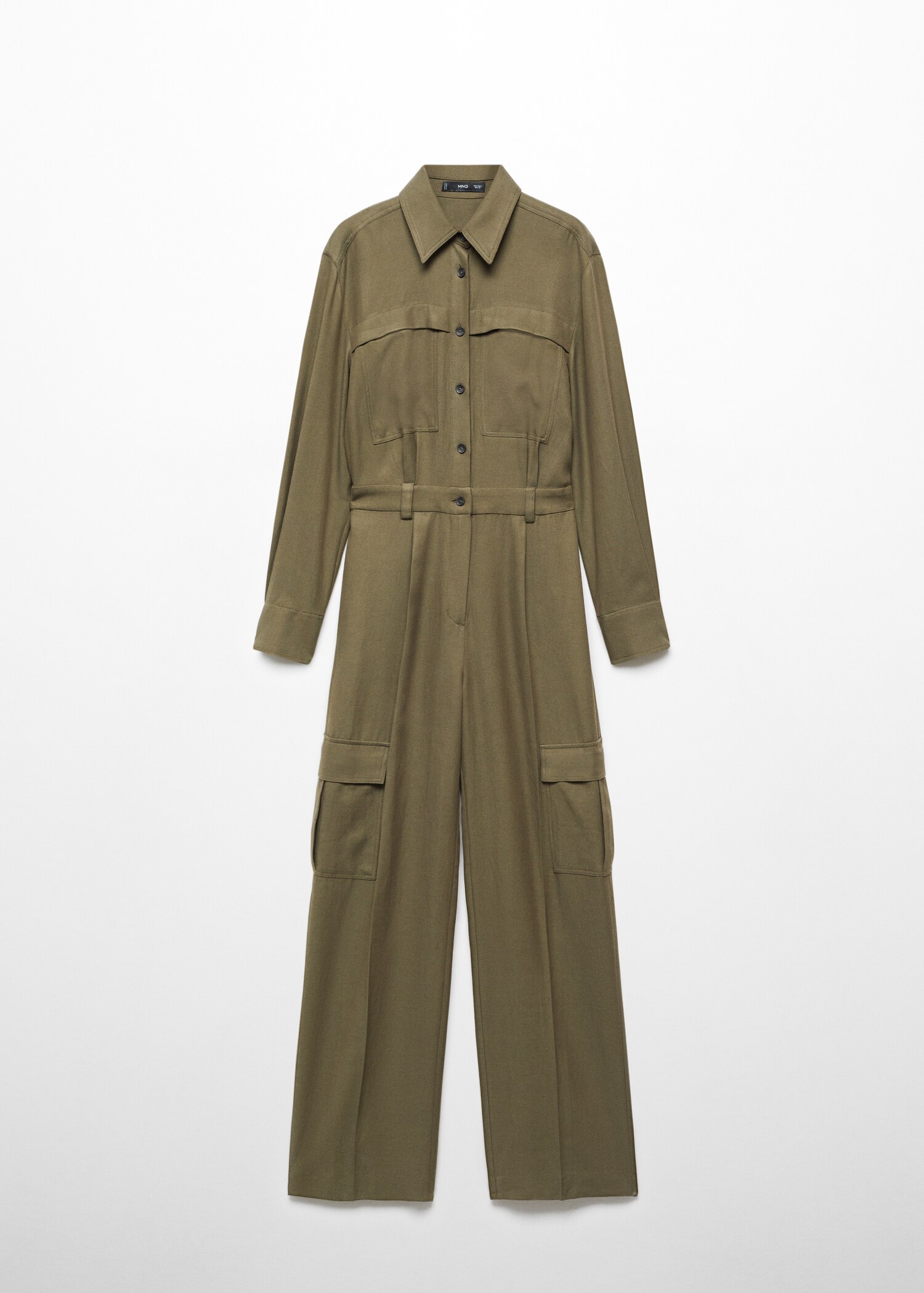 Katoenen jumpsuit met zakken - Artikel zonder model