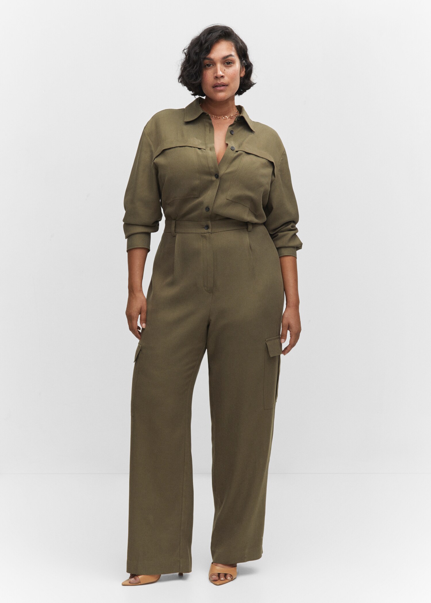 Katoenen jumpsuit met zakken - Detail van het artikel 3
