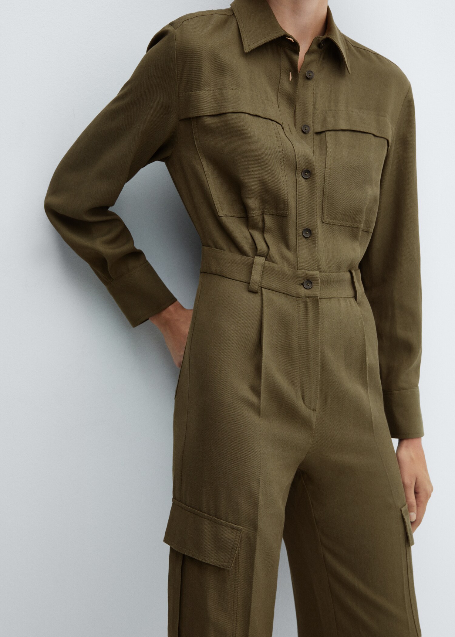 Katoenen jumpsuit met zakken - Detail van het artikel 6