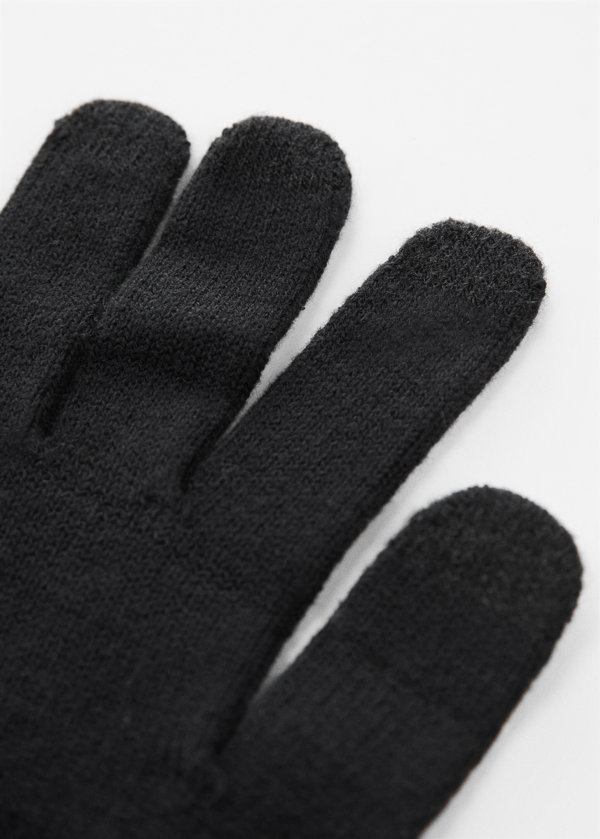 Сенсорные перчатки из трикотажа - Средний план
