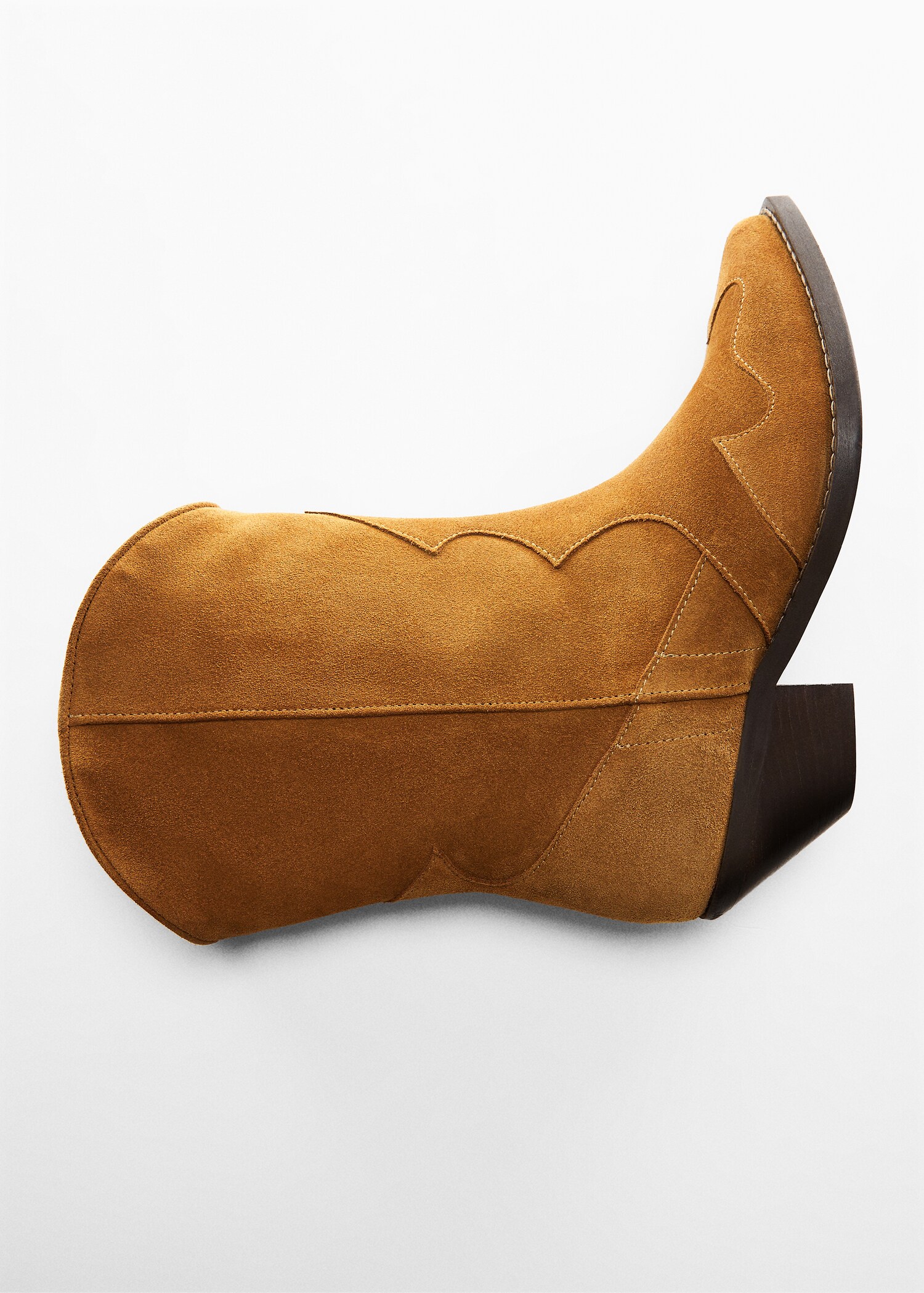 Suede cowboy ankle boots - Details of the article 5