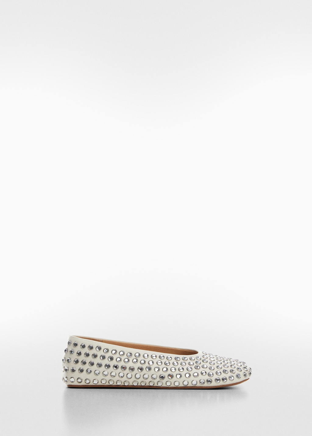 【MANGO】Rhinestone ballerina REF. 57056011-BEA-LM Rhinestone ballerinas - Women | MANGO Niger
