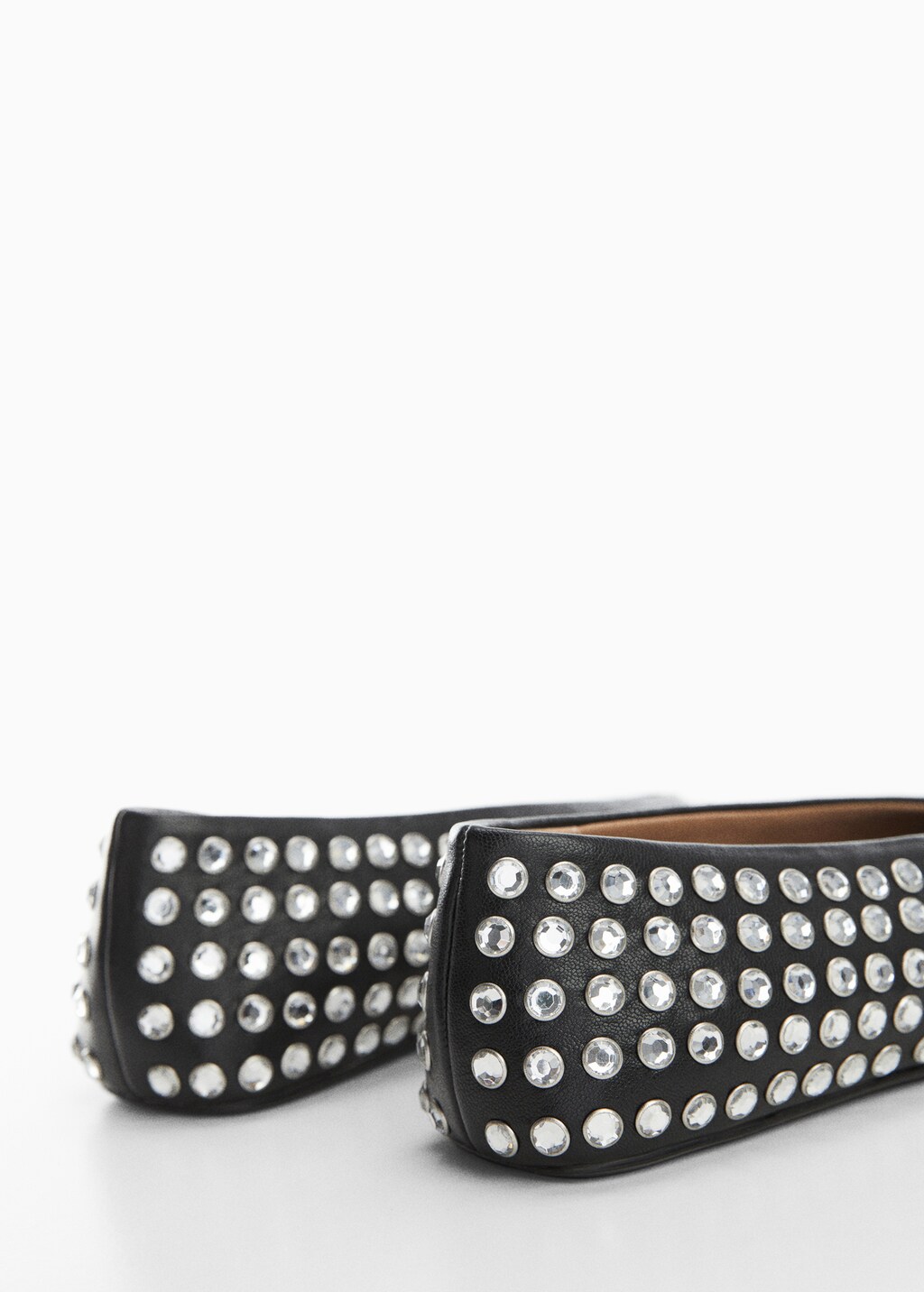 【MANGO】Rhinestone ballerina REF. 57056011-BEA-LM MANGO Rhinestone Ballerinas | endource
