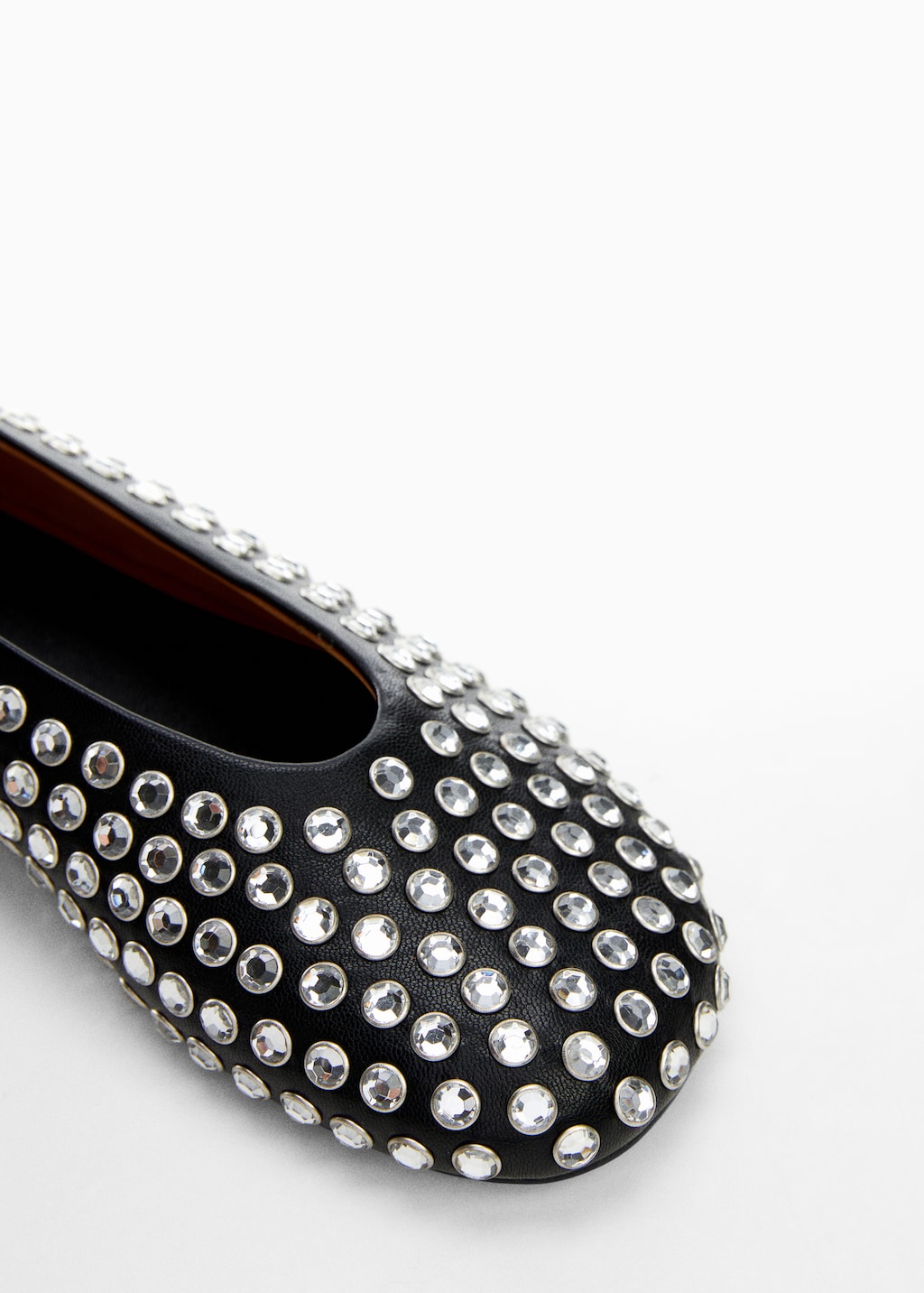 【MANGO】Rhinestone ballerina REF. 57056011-BEA-LM Rhinestone ballerinas - Women | MANGO Niger