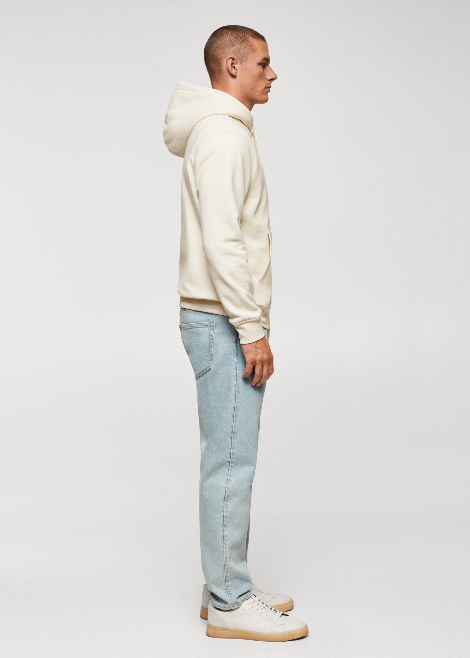 Sweat-shirt coton poche kangourou capuche - Détail de l'article 2