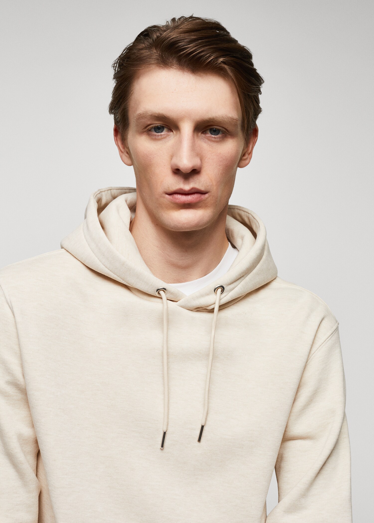 Cotton kangaroo-hooded sweatshirt - Detail van het artikel 1