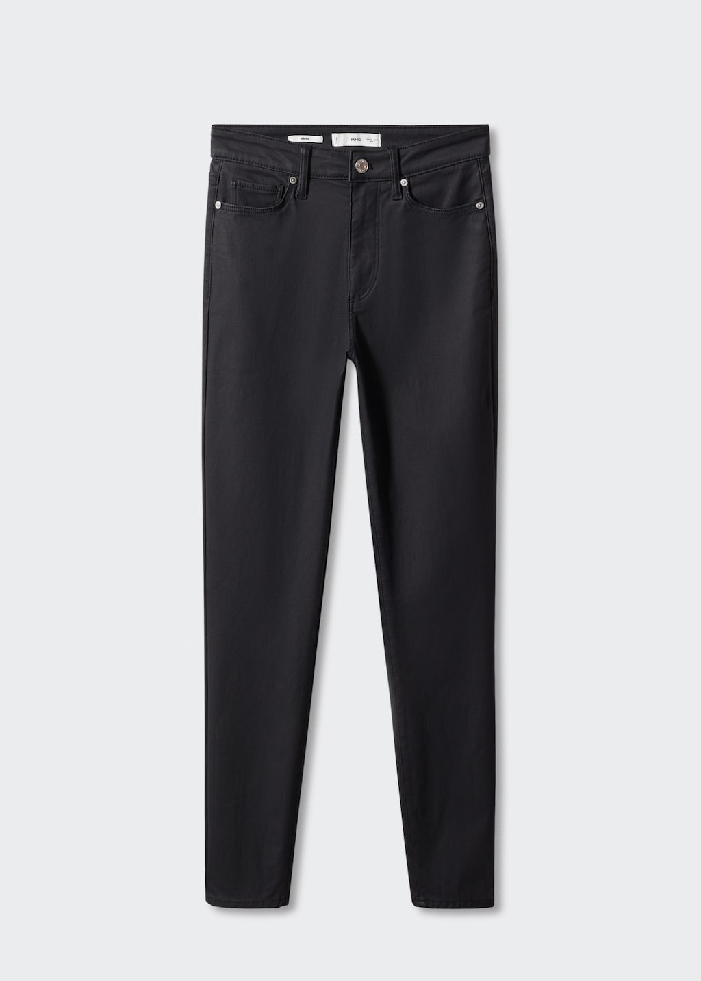 Mango waxed jeans sale
