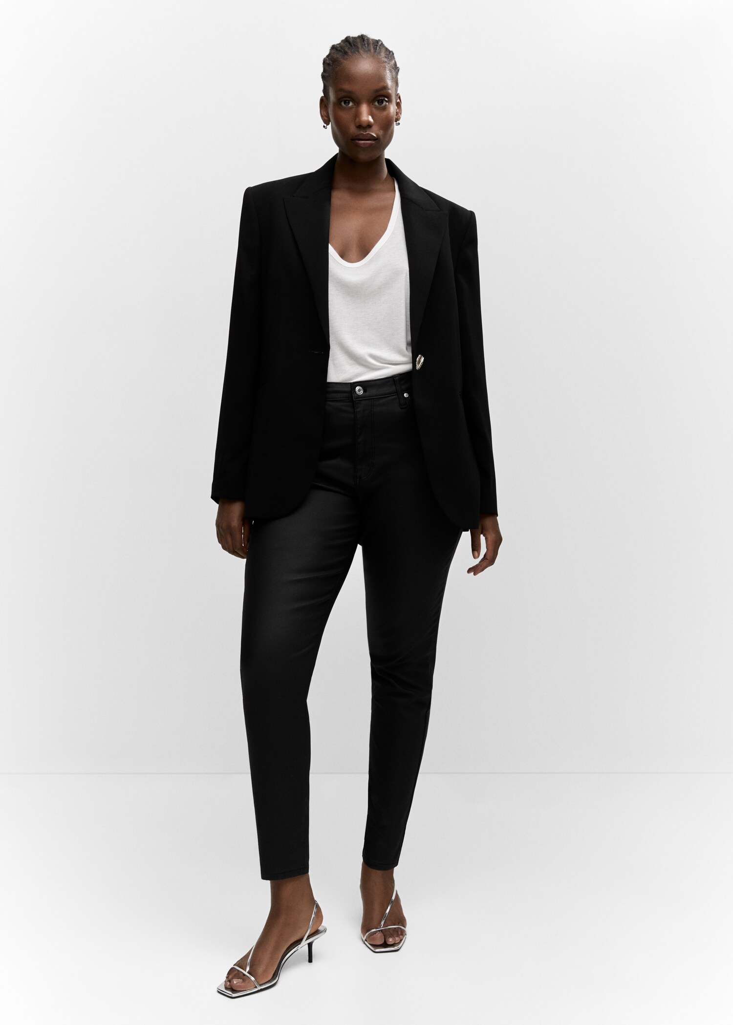 Jean skinny taille haute enduit - Détail de l'article 3