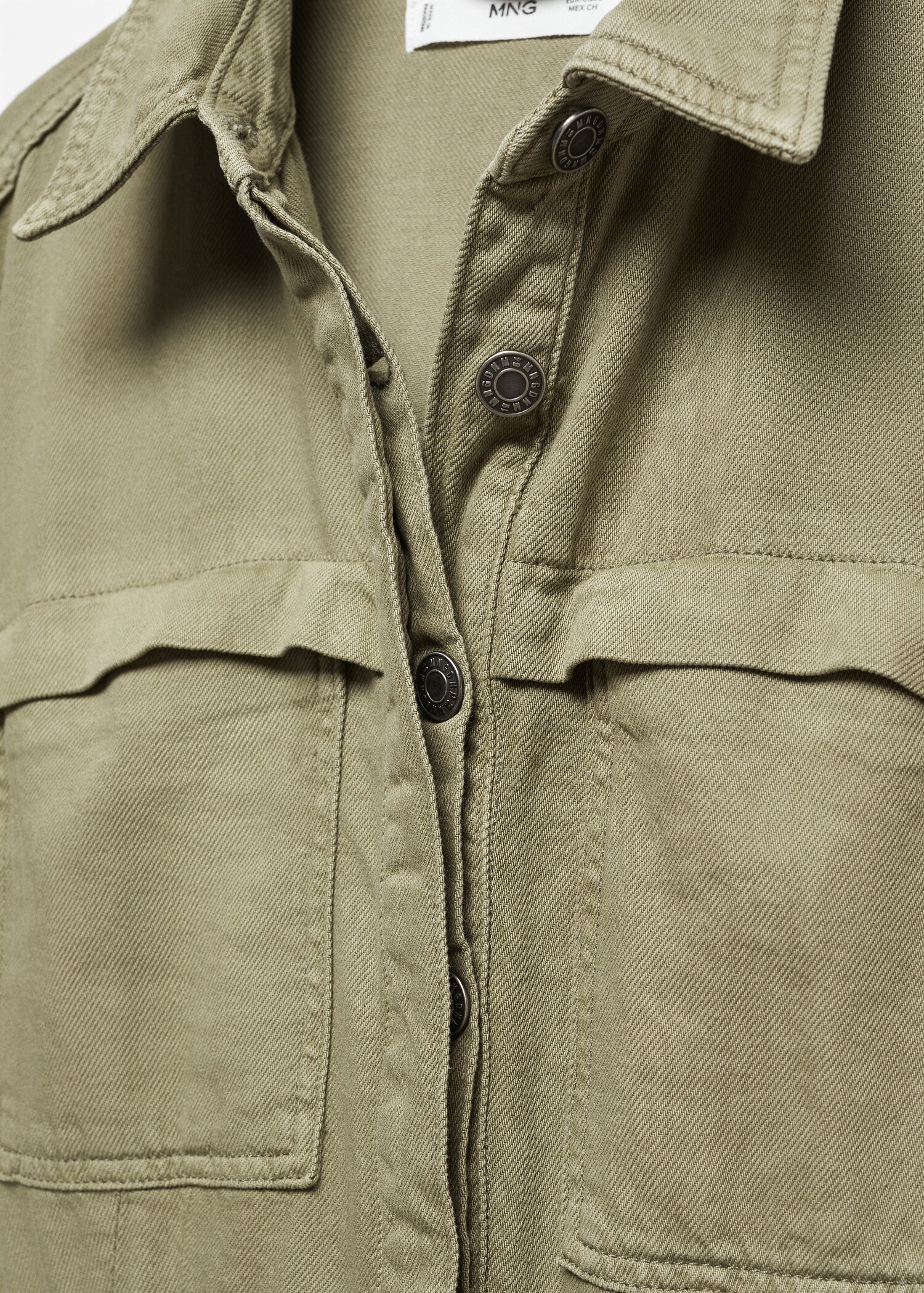 Denim cargo jumpsuit - Details of the article 8