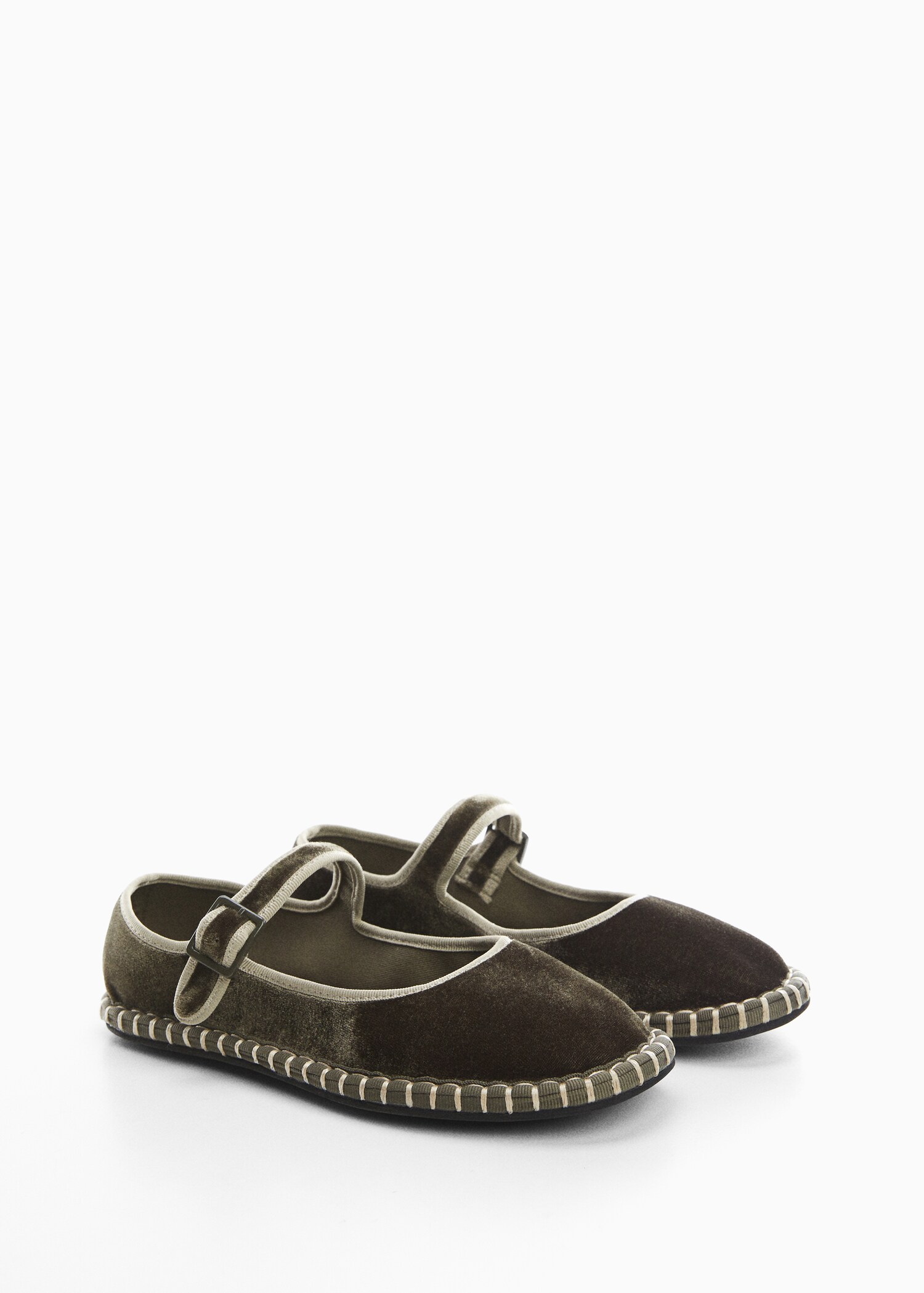 Velvet ballerinas - Medium plane
