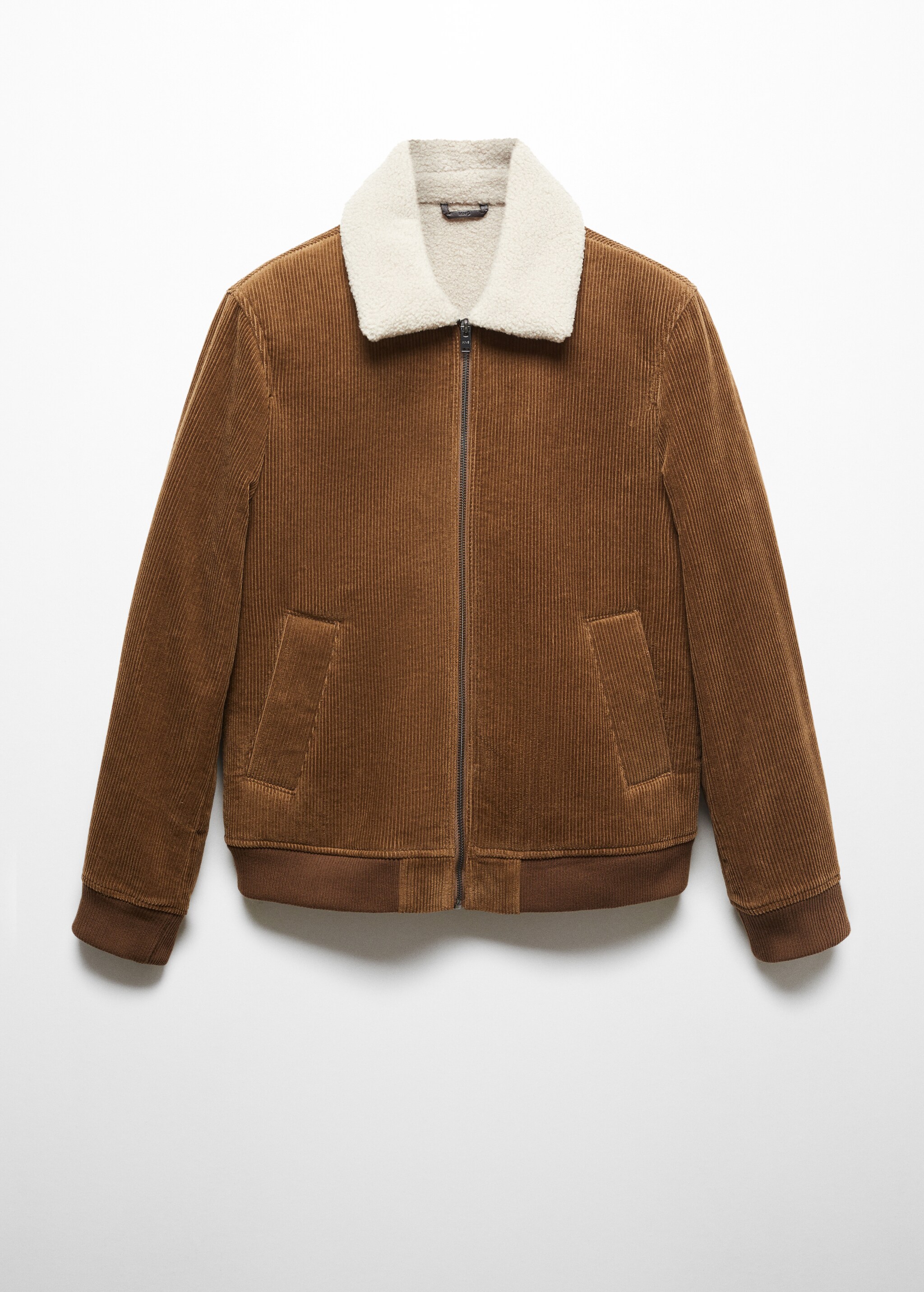 Faux shearling inner corduroy jacket - Article without model