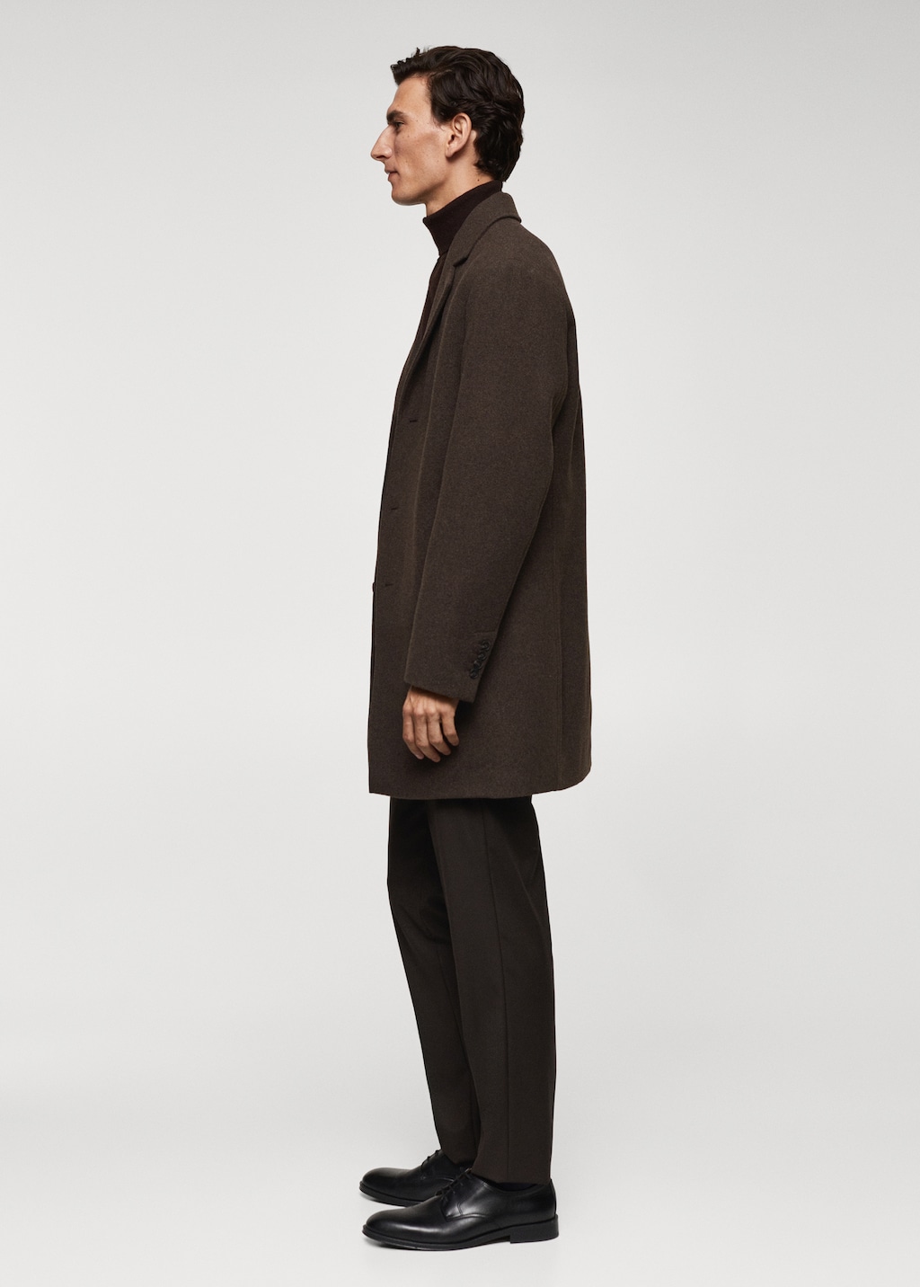 美品 柿乃葉 Ex Herringbone Wool Duffle Coat 美品 柿乃葉 Ex Herringbone Wool Duffle Coat 美品 柿乃葉 Ex