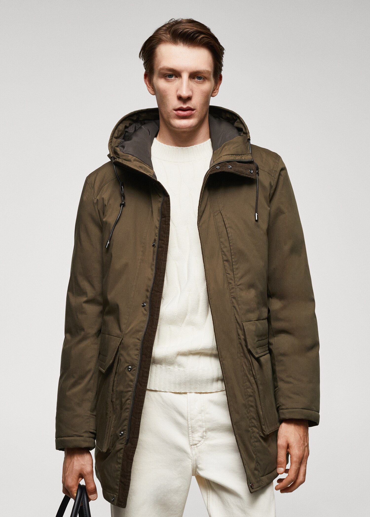 Parka matelassée tissu thermorégulateur - Plan moyen