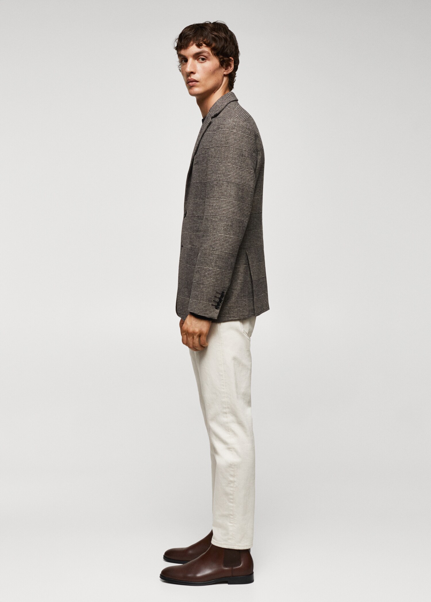 Americana slim fit lana estampada - Detalle del artículo 2