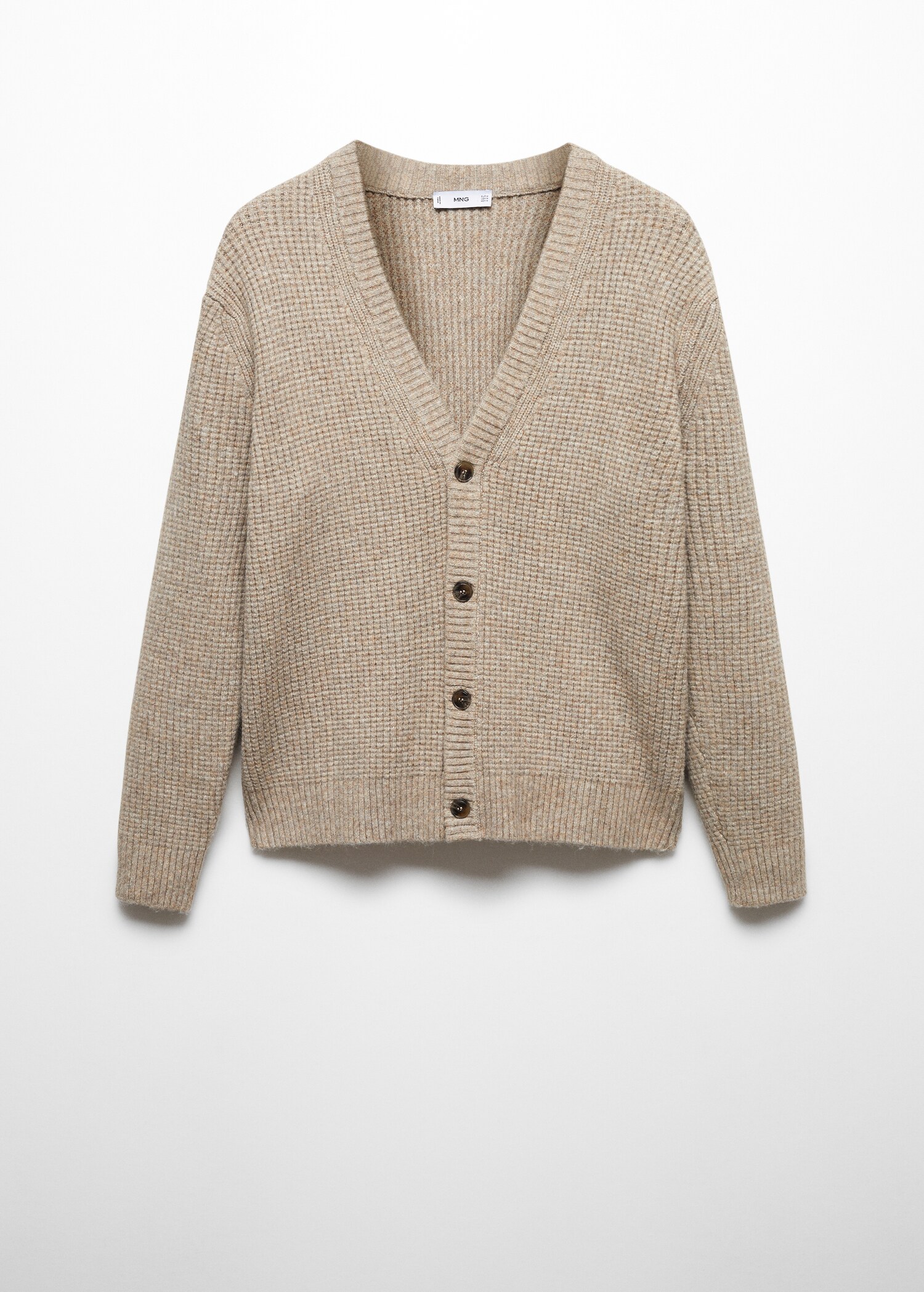 Cardigan structuré laine mélangée - Article sans modèle