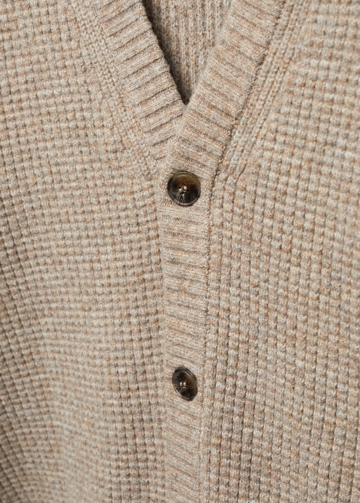 Cardigan structuré laine mélangée - Détail de l'article 8