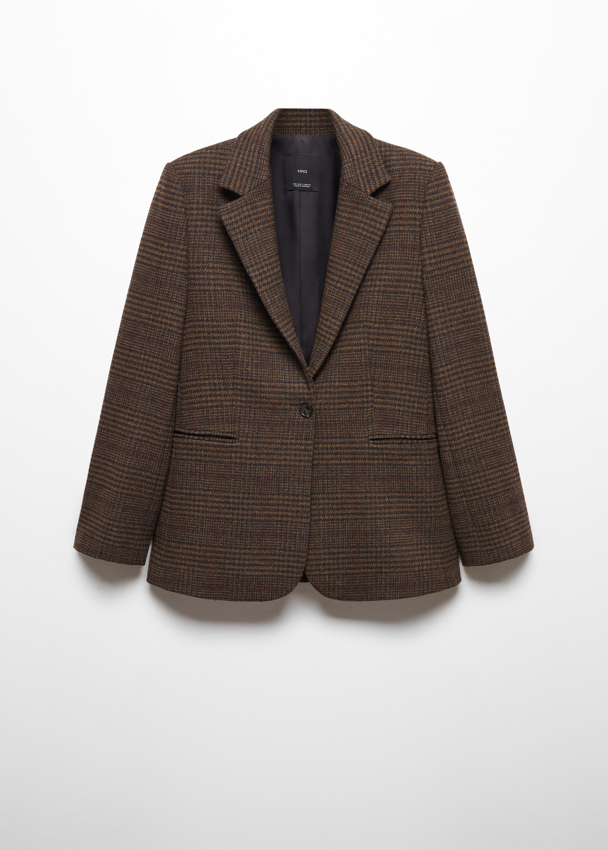 Straight check jacket - Article without model