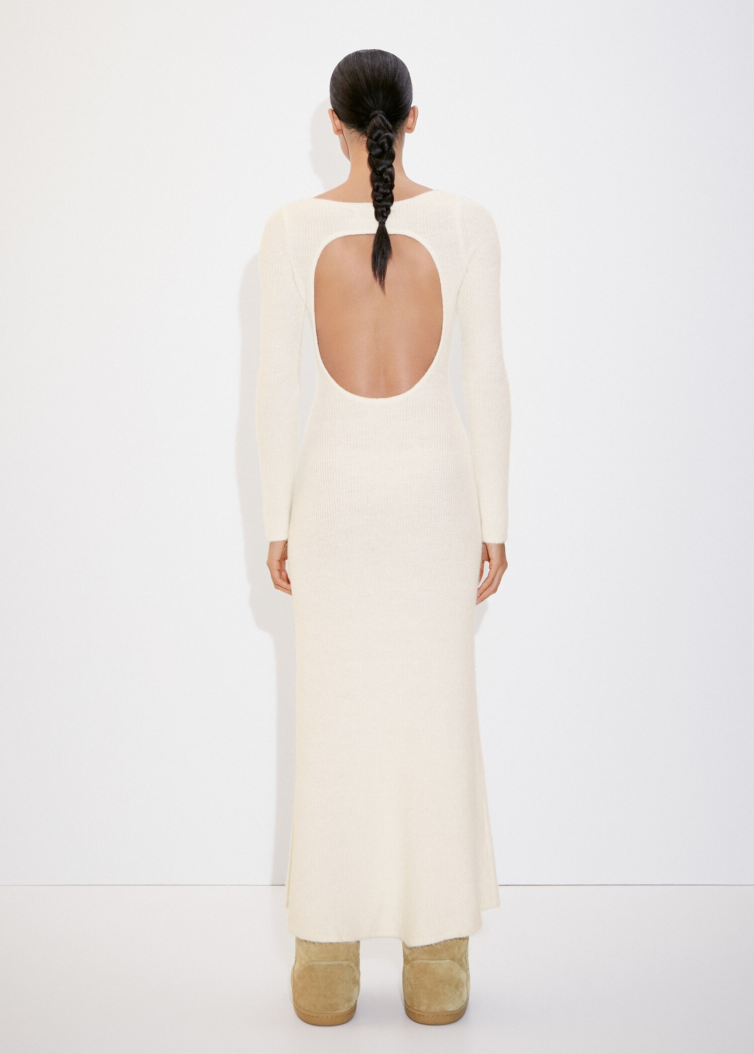 Robe maille dos nu - Verso de l’article