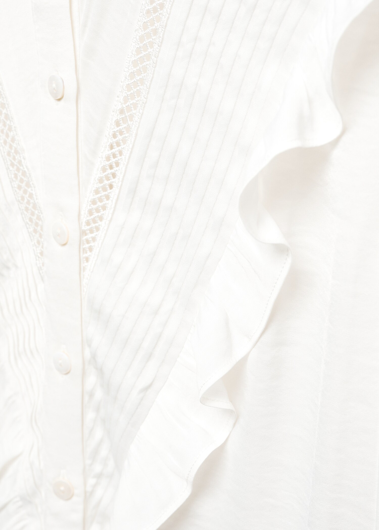 Shirt with ruffle detail  - Details of the article 8