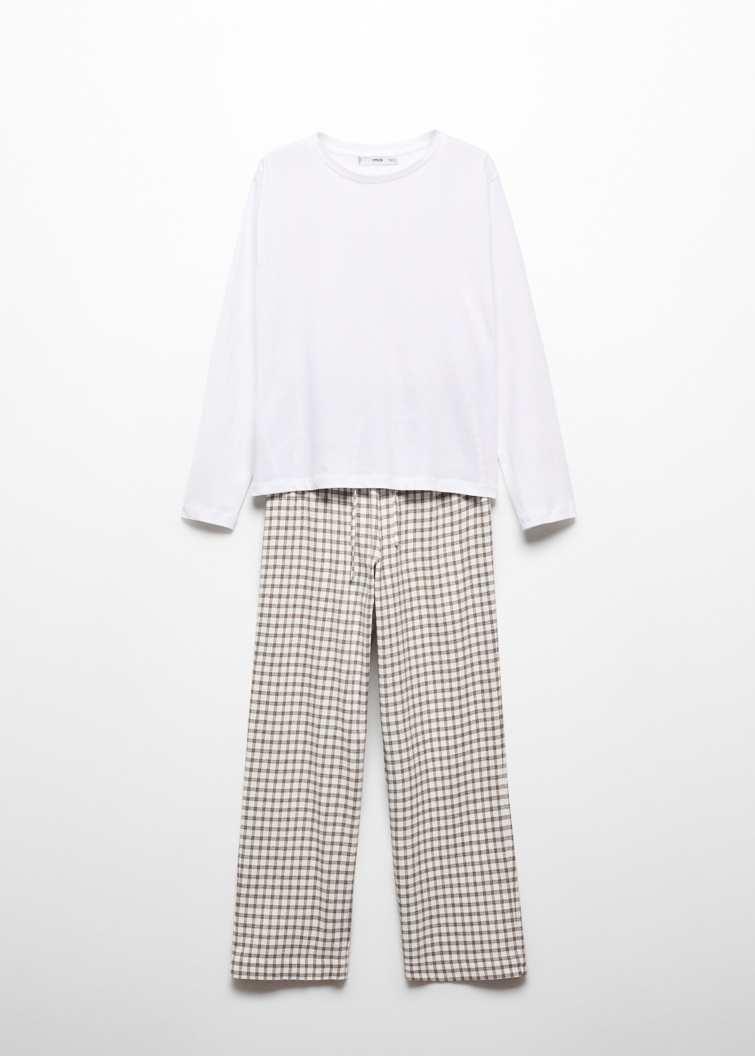 Pijama dos piezas largo cuadros - Artículo sin modelo