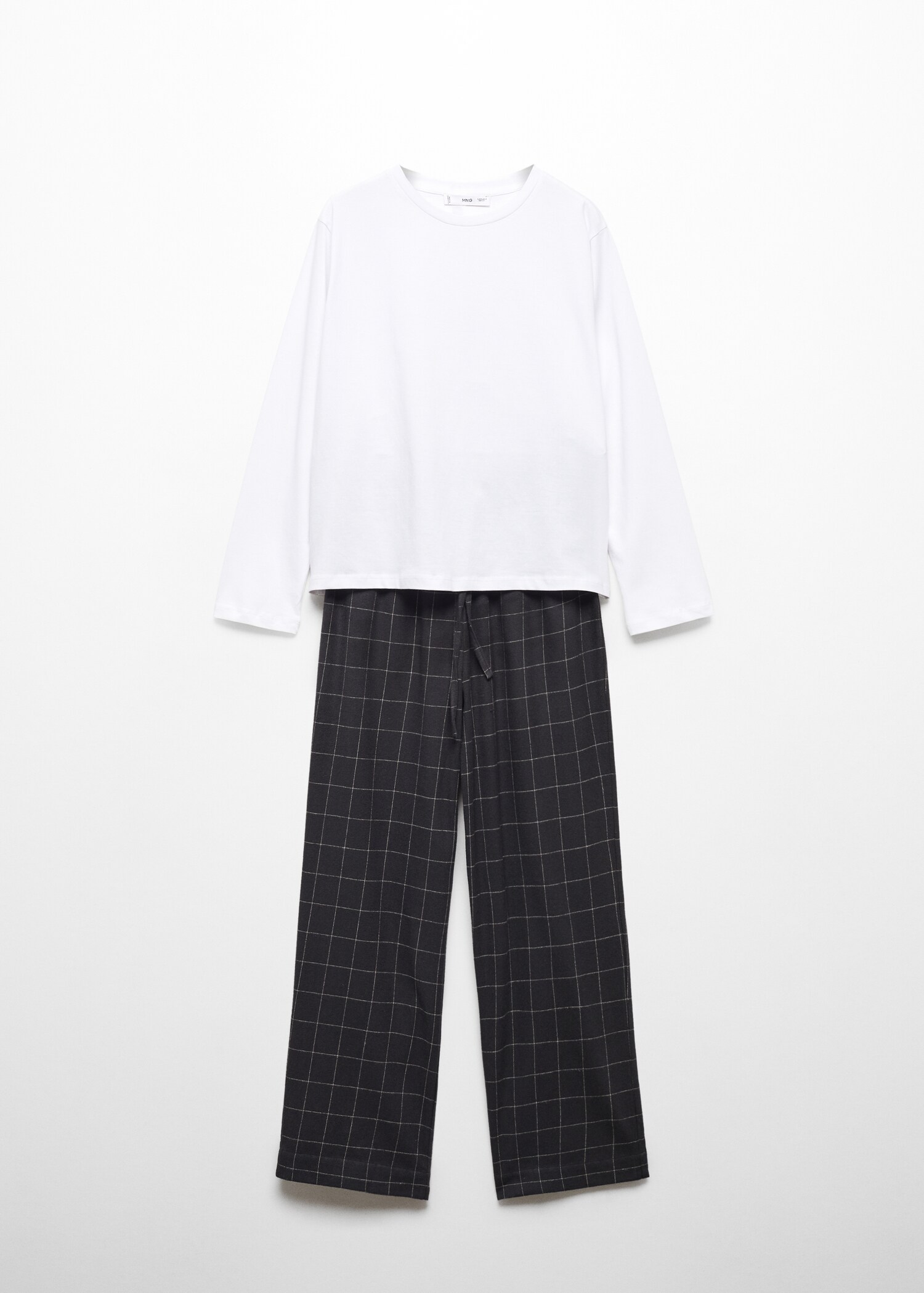 Pijama dos piezas largo cuadros - Artículo sin modelo