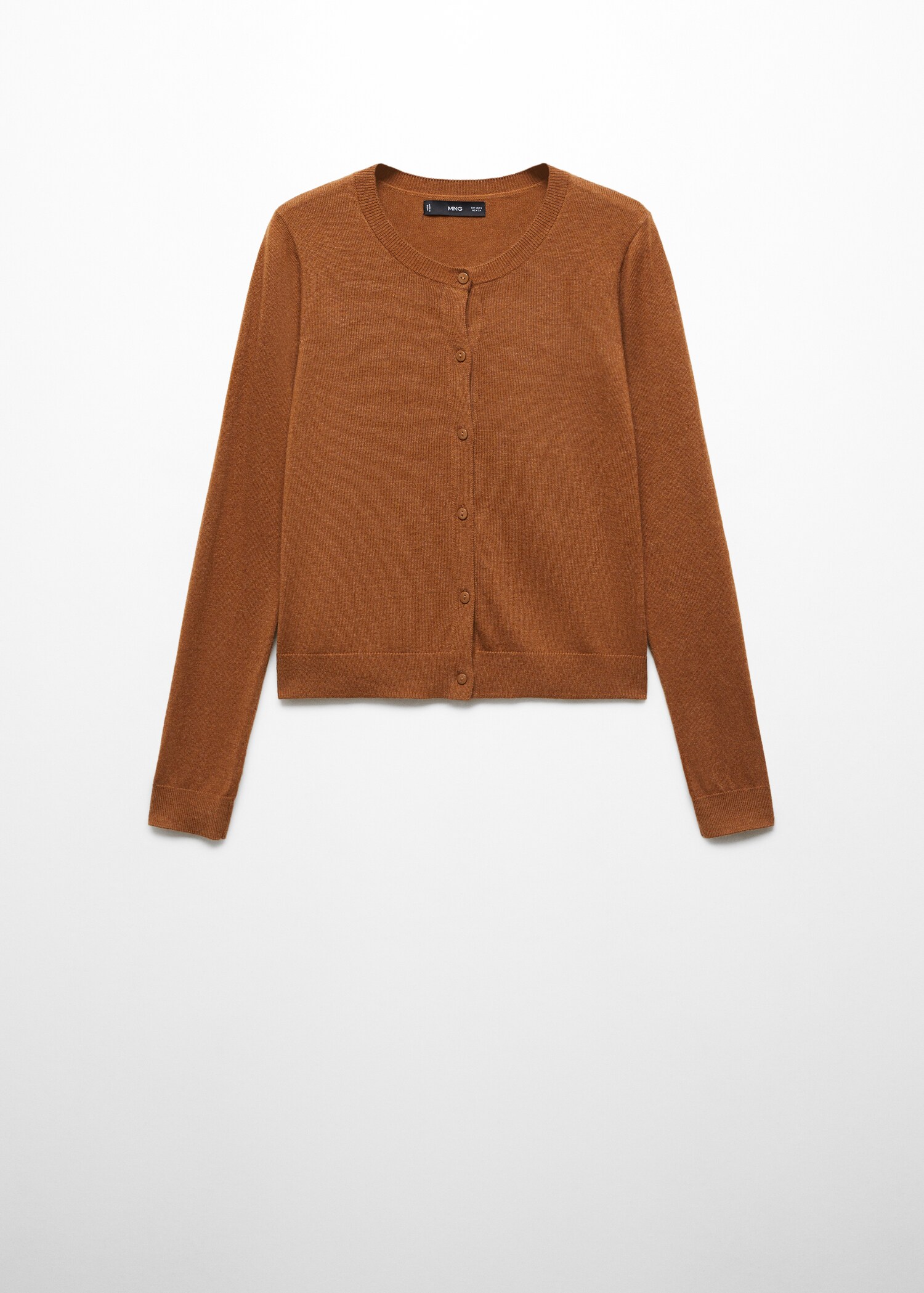 Buttoned cotton cardigan - Article without model