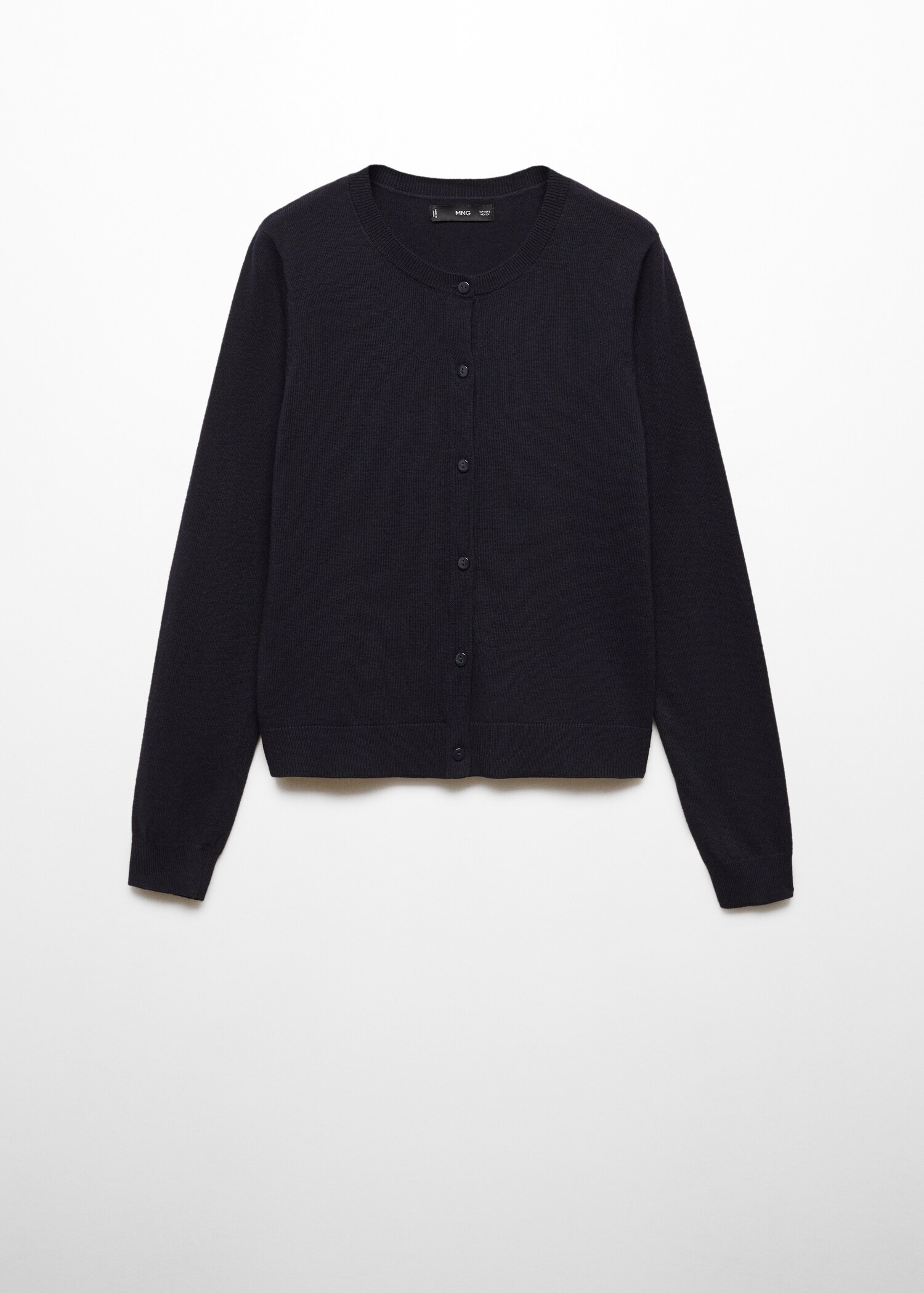 Buttoned cotton cardigan - Article without model