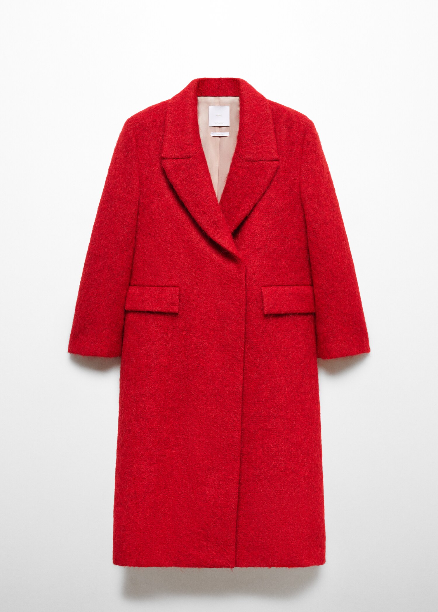 Long alpaca wool coat - Article without model