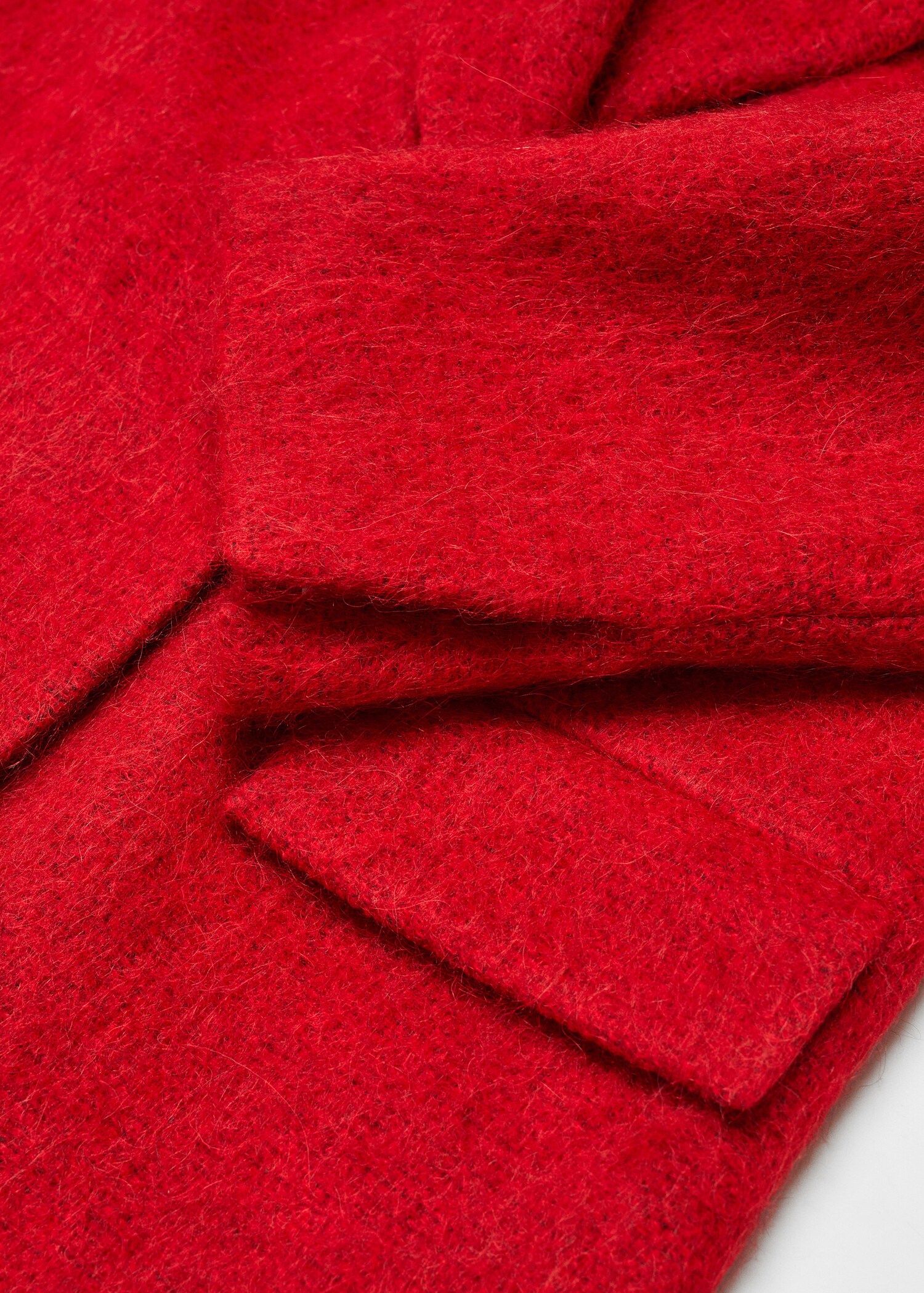 Long alpaca wool coat - Details of the article 8