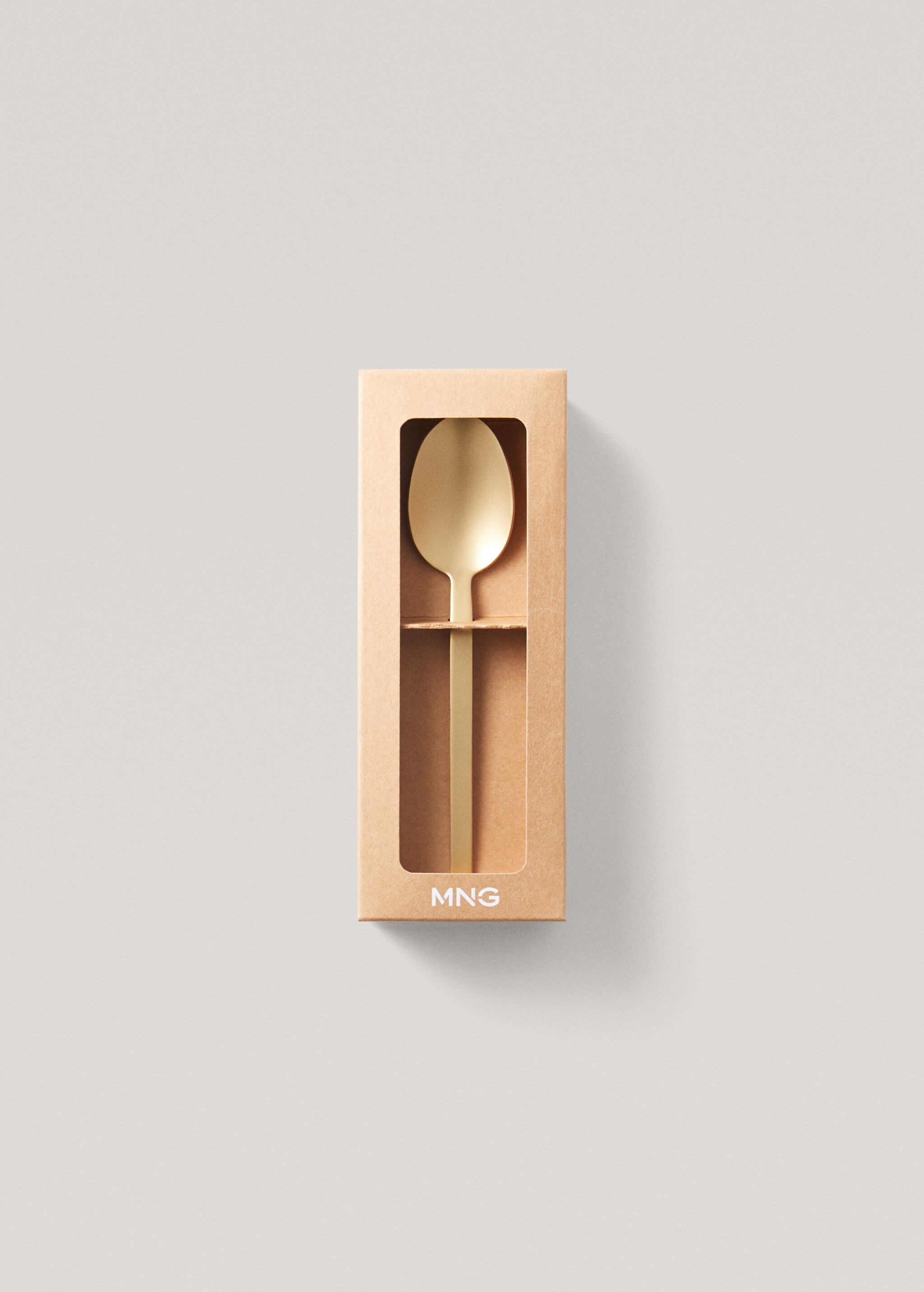 4-pack of 100% steel gold coffee spoons - Details of the article 2