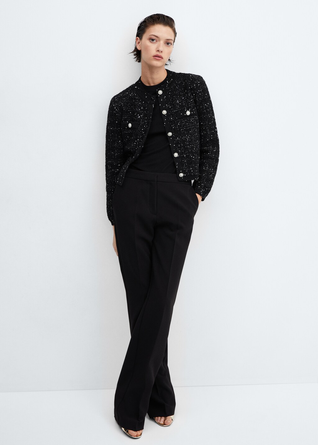 Cardigan tweed femme hotsell