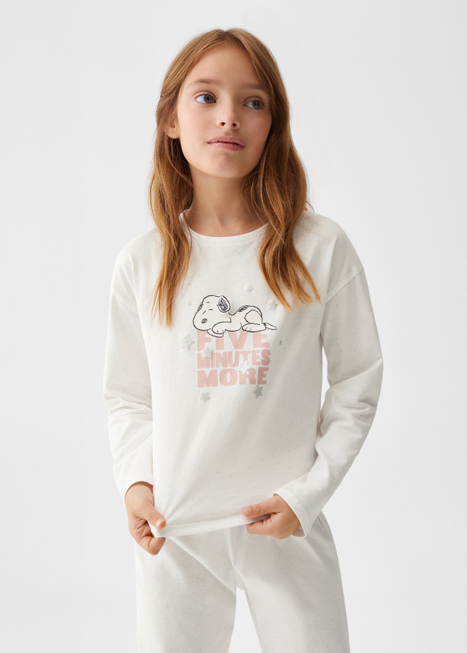 Pyjama long Snoopy - Plan moyen