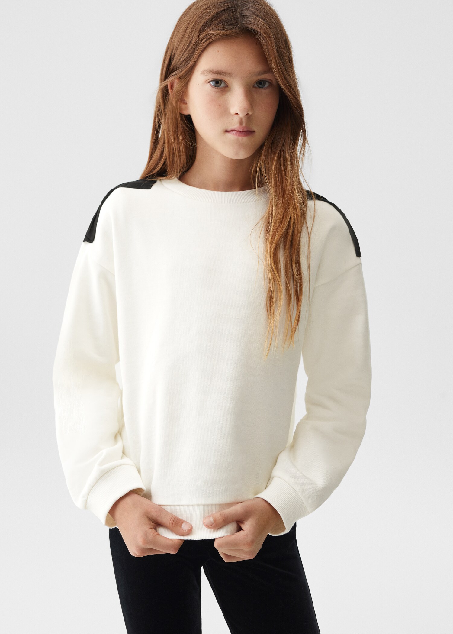 Sweat-shirt coton nœuds - Plan moyen