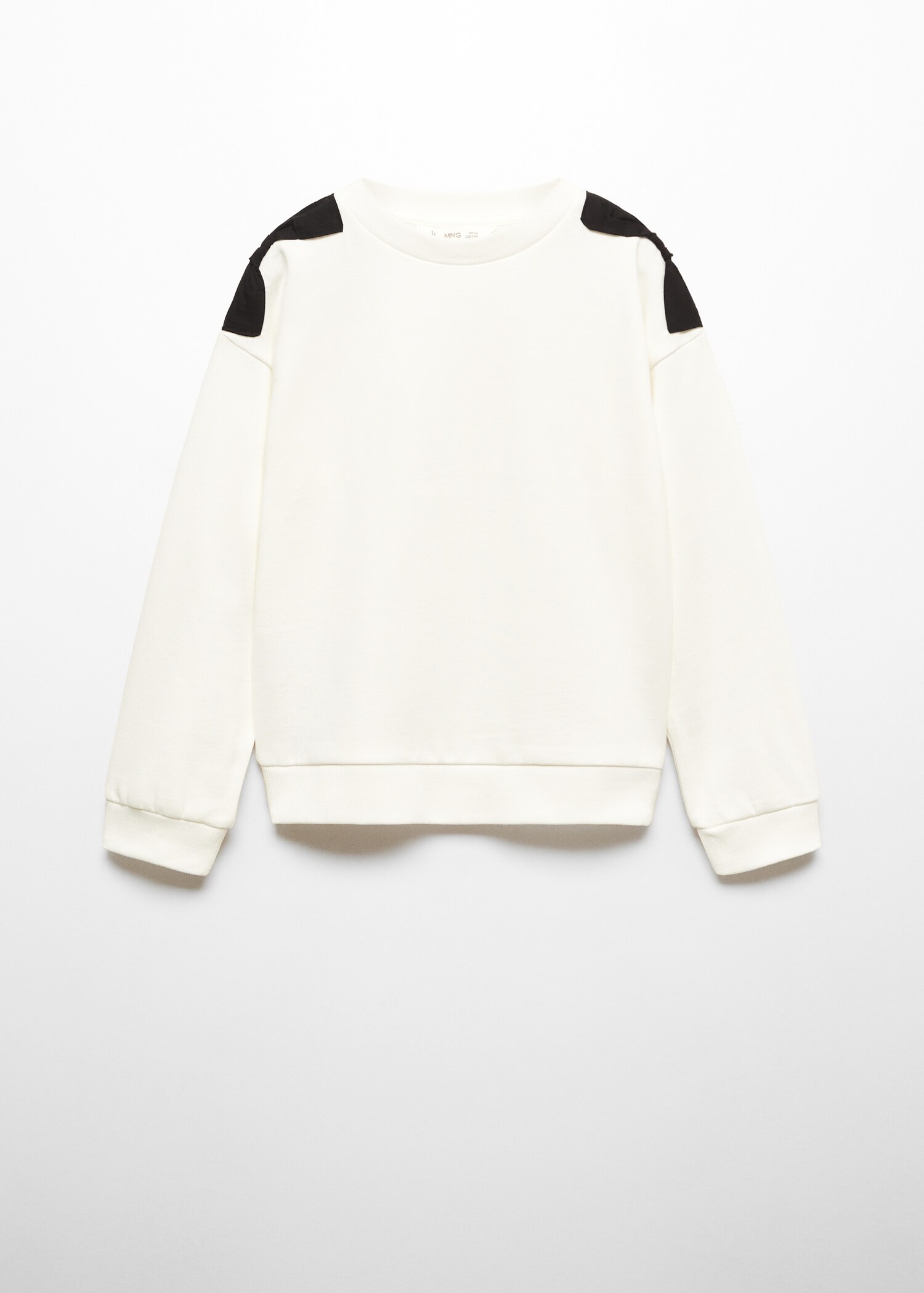 Sweat-shirt coton nœuds - Article sans modèle