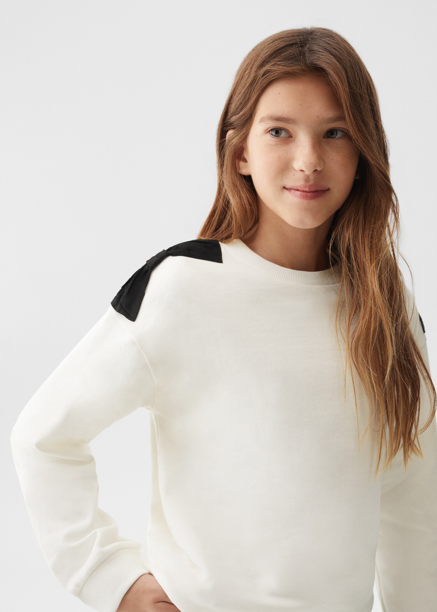 Sweat-shirt coton nœuds - Détail de l'article 1