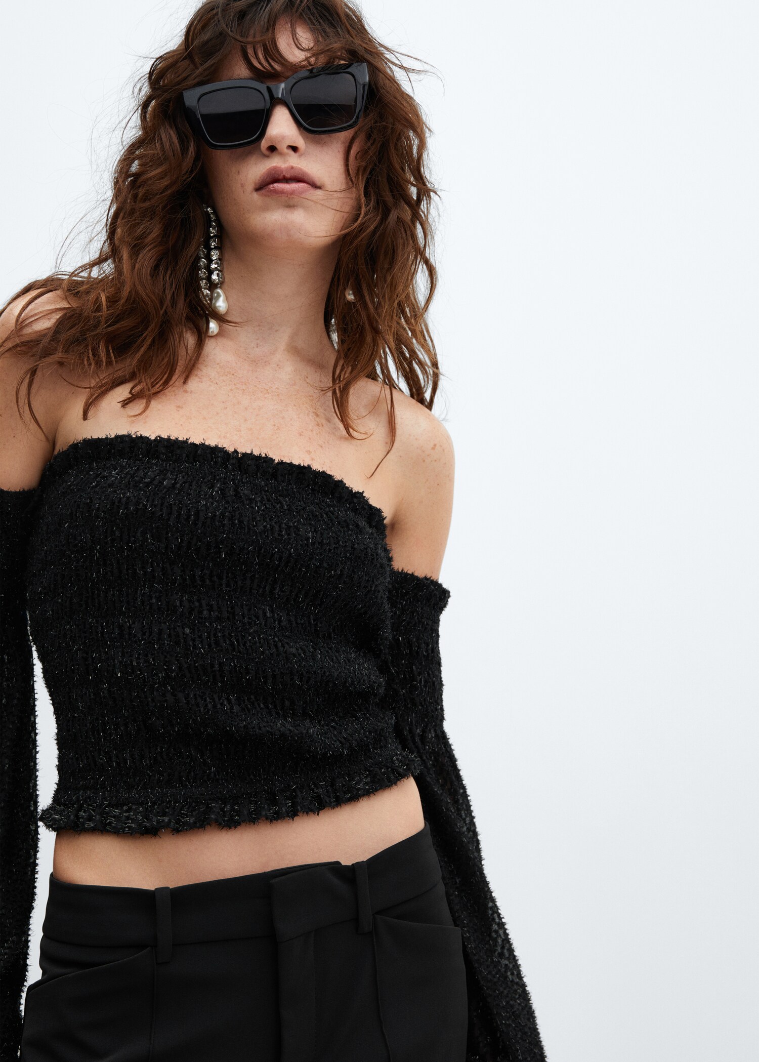 Blusa lúrex hombros descubiertos - Detalle del artículo 2