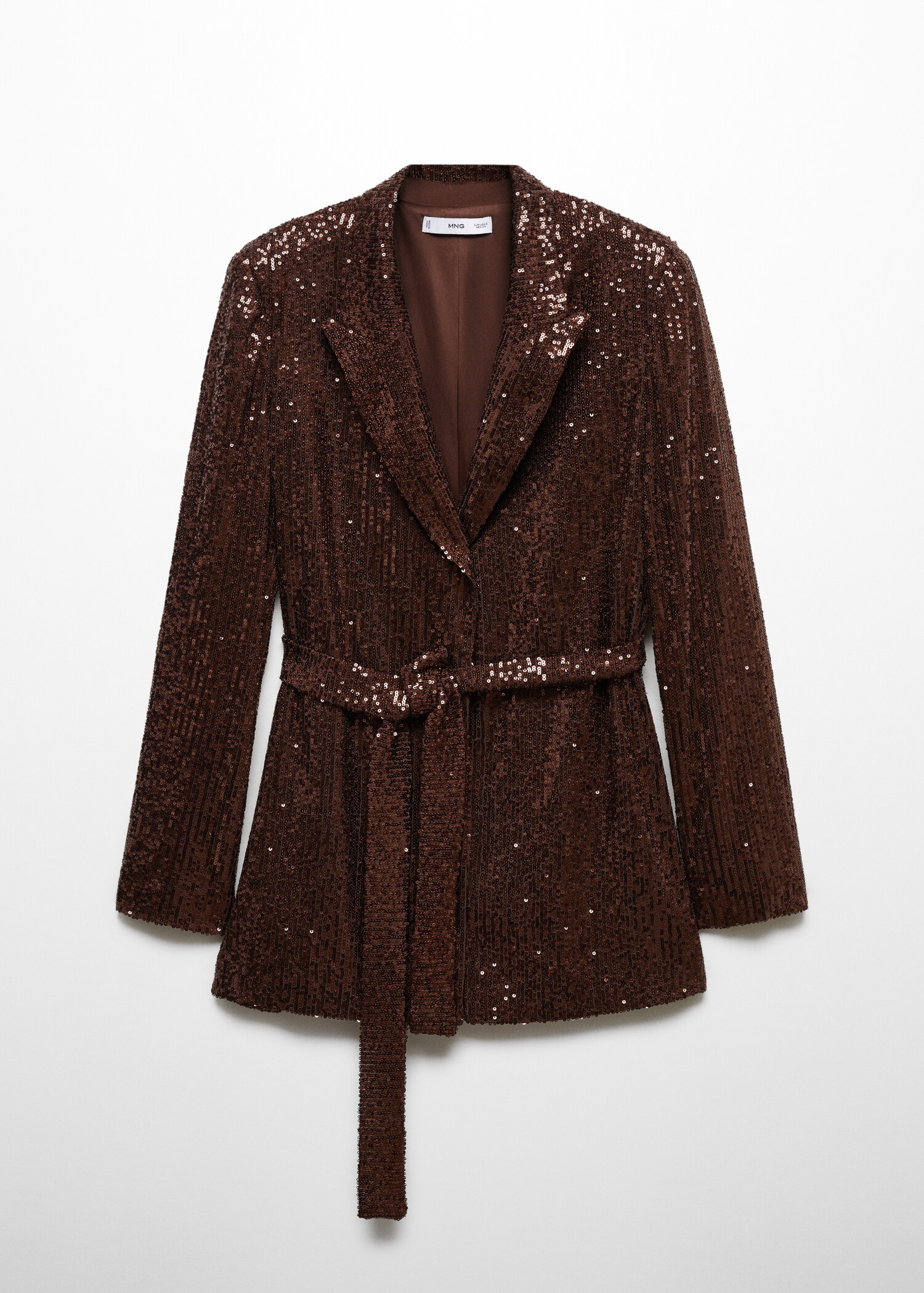 Sequin jacket with belt - Articol fără model