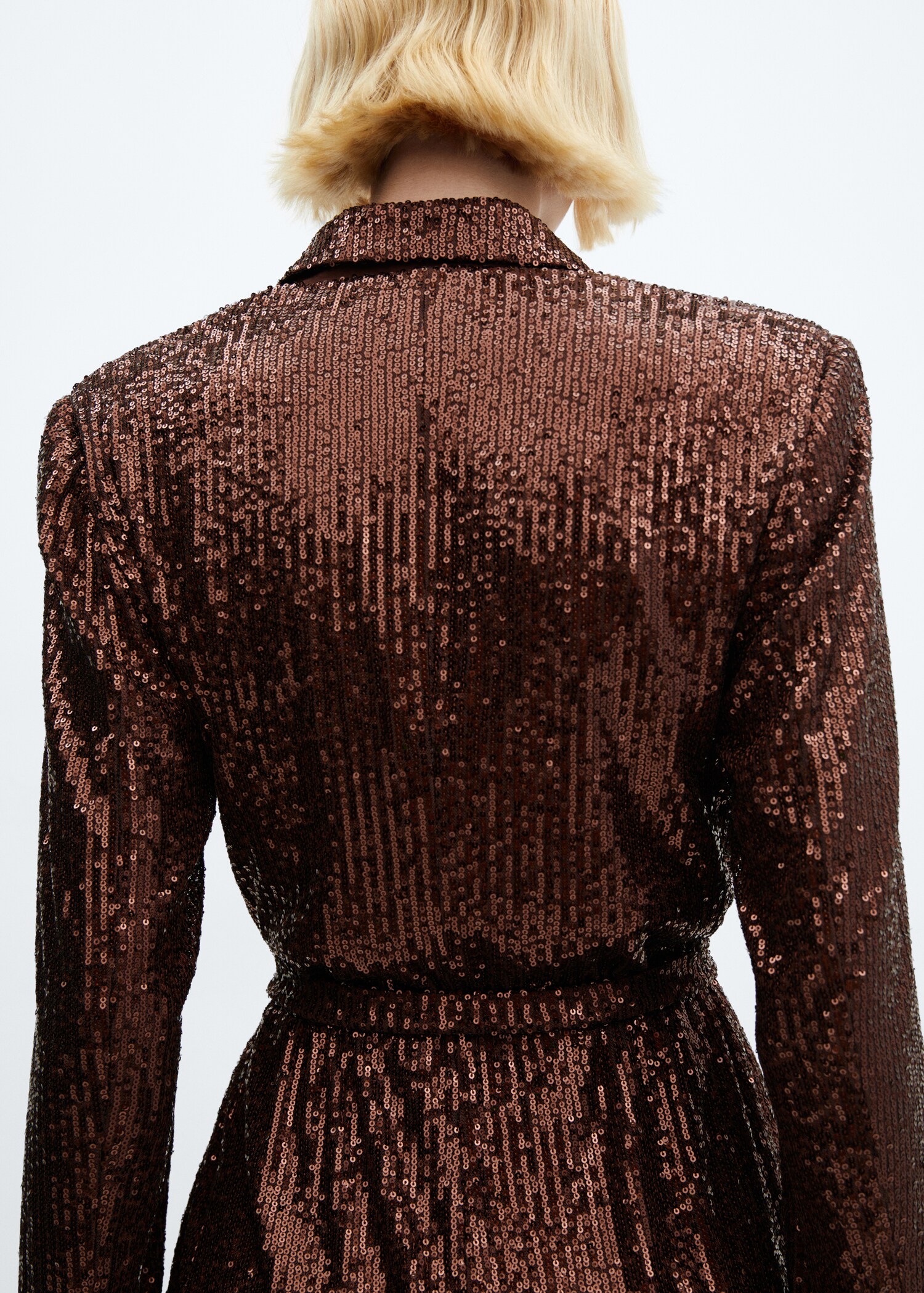 Sequin jacket with belt - Detaliu al articolului 4