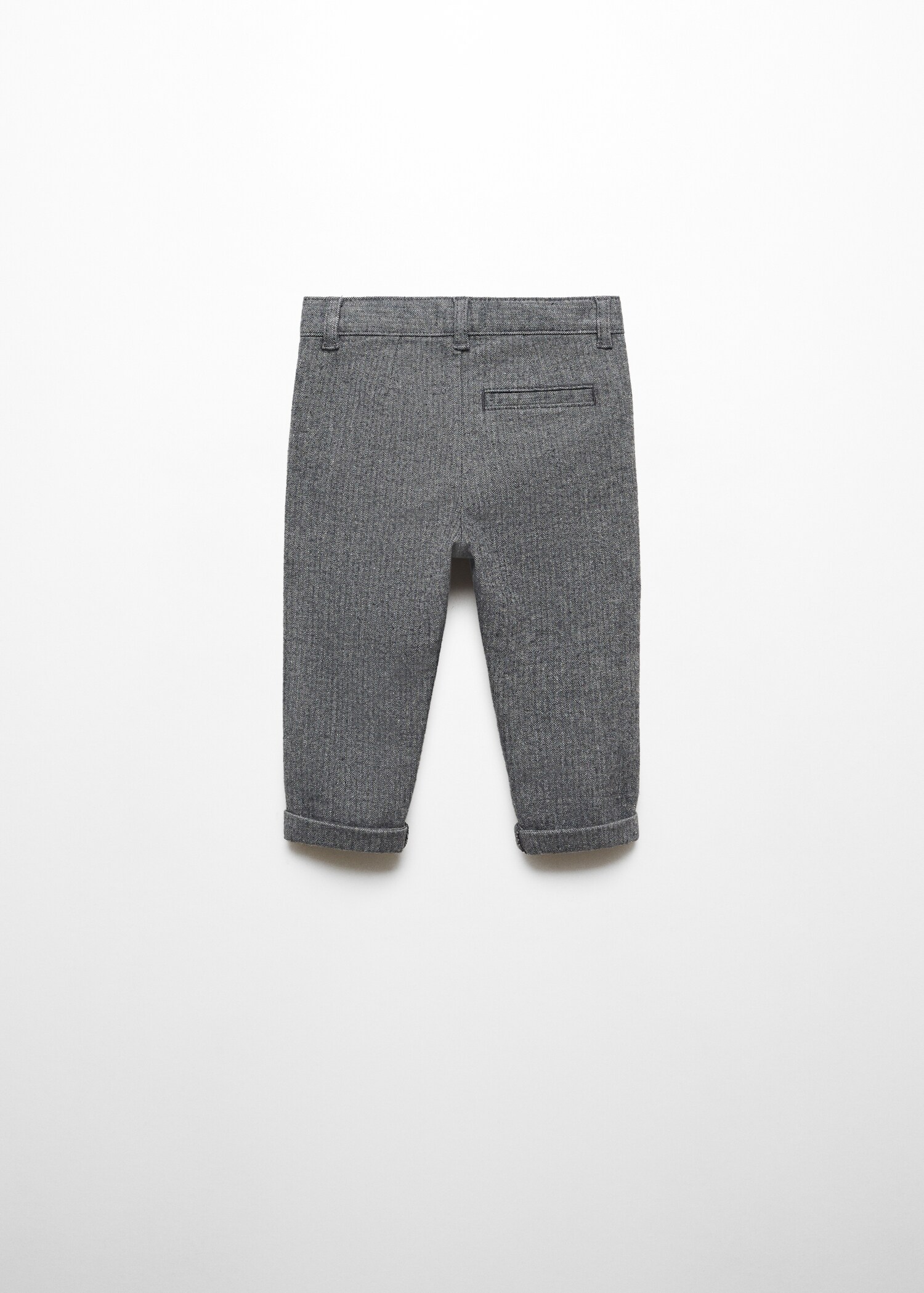 Pantalón recto espiga - Reverso del artículo