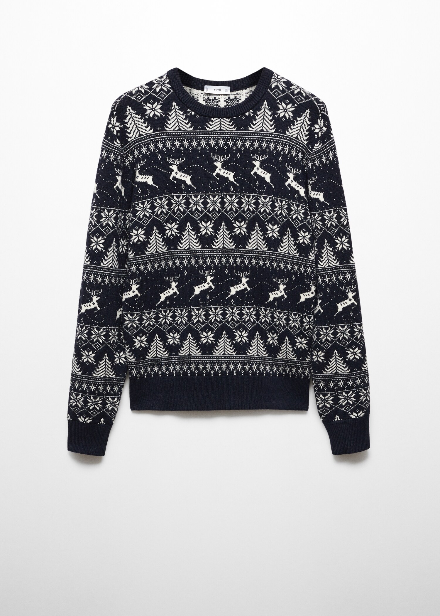 Christmas jacquard sweater MANGO Niger - Main Image