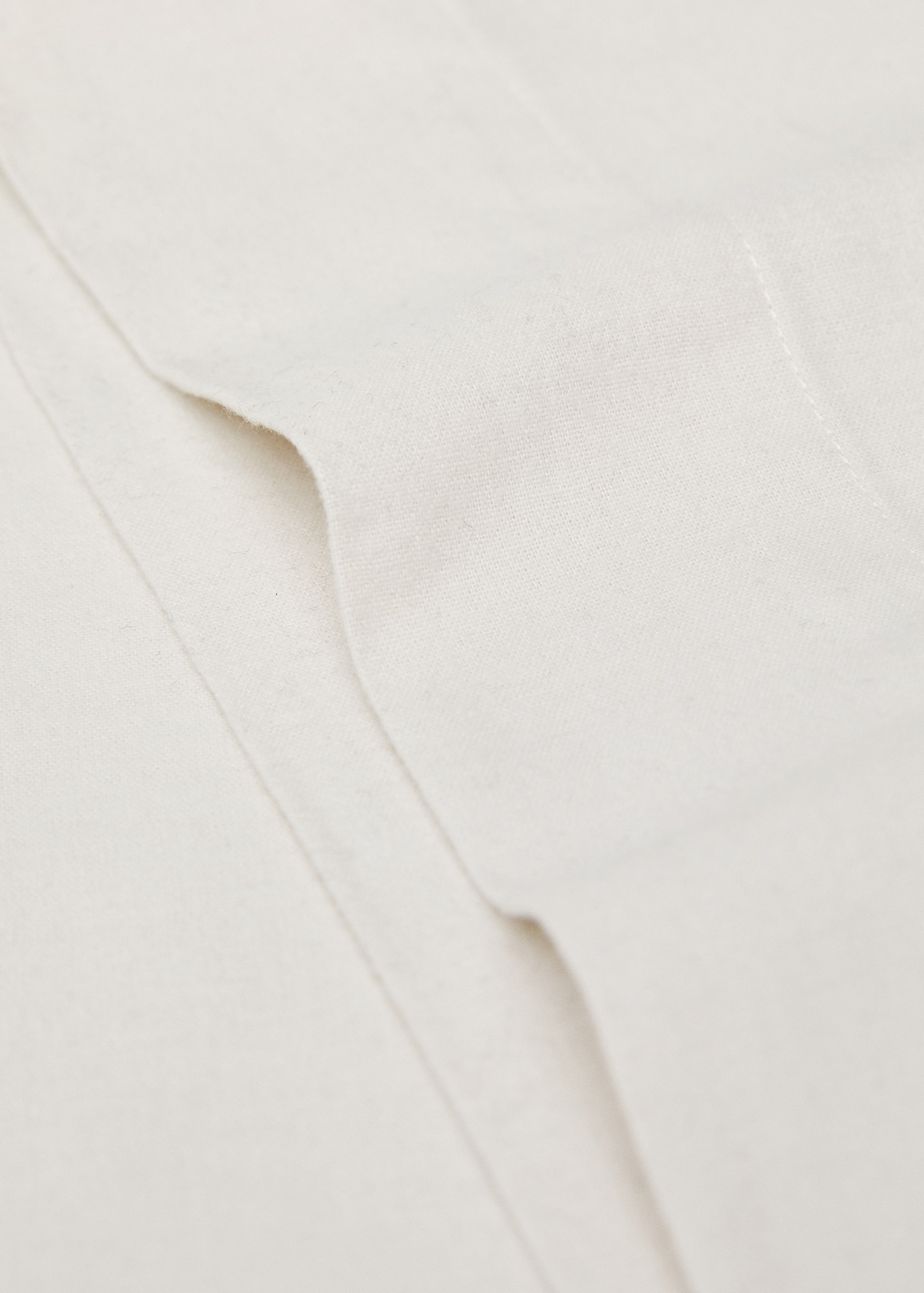 Plain flannel pillow case 45x110cm - Details of the article 2