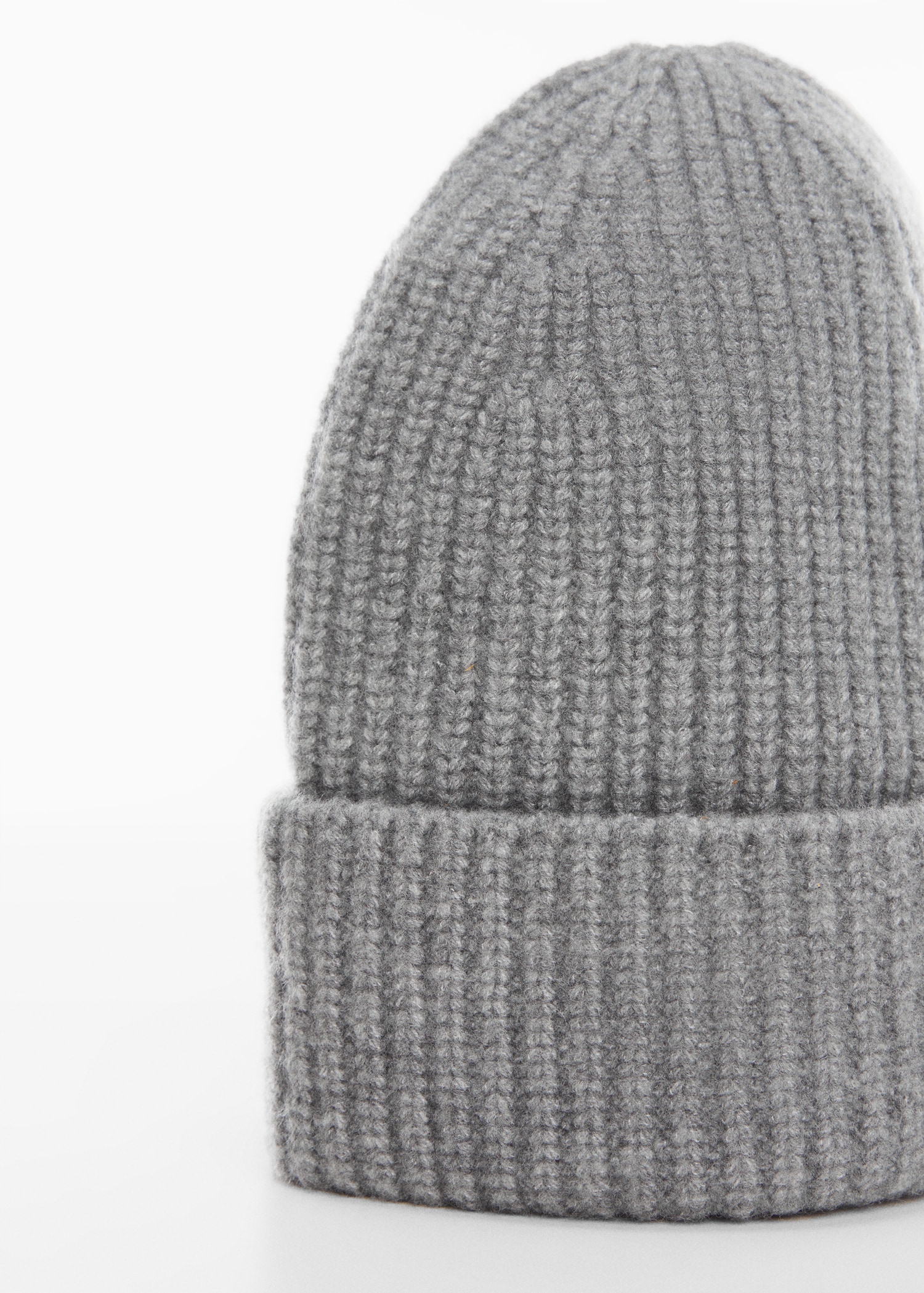 Georgia Ribbed Beanie in Grey Georgia Ribbed Beanie in Grey