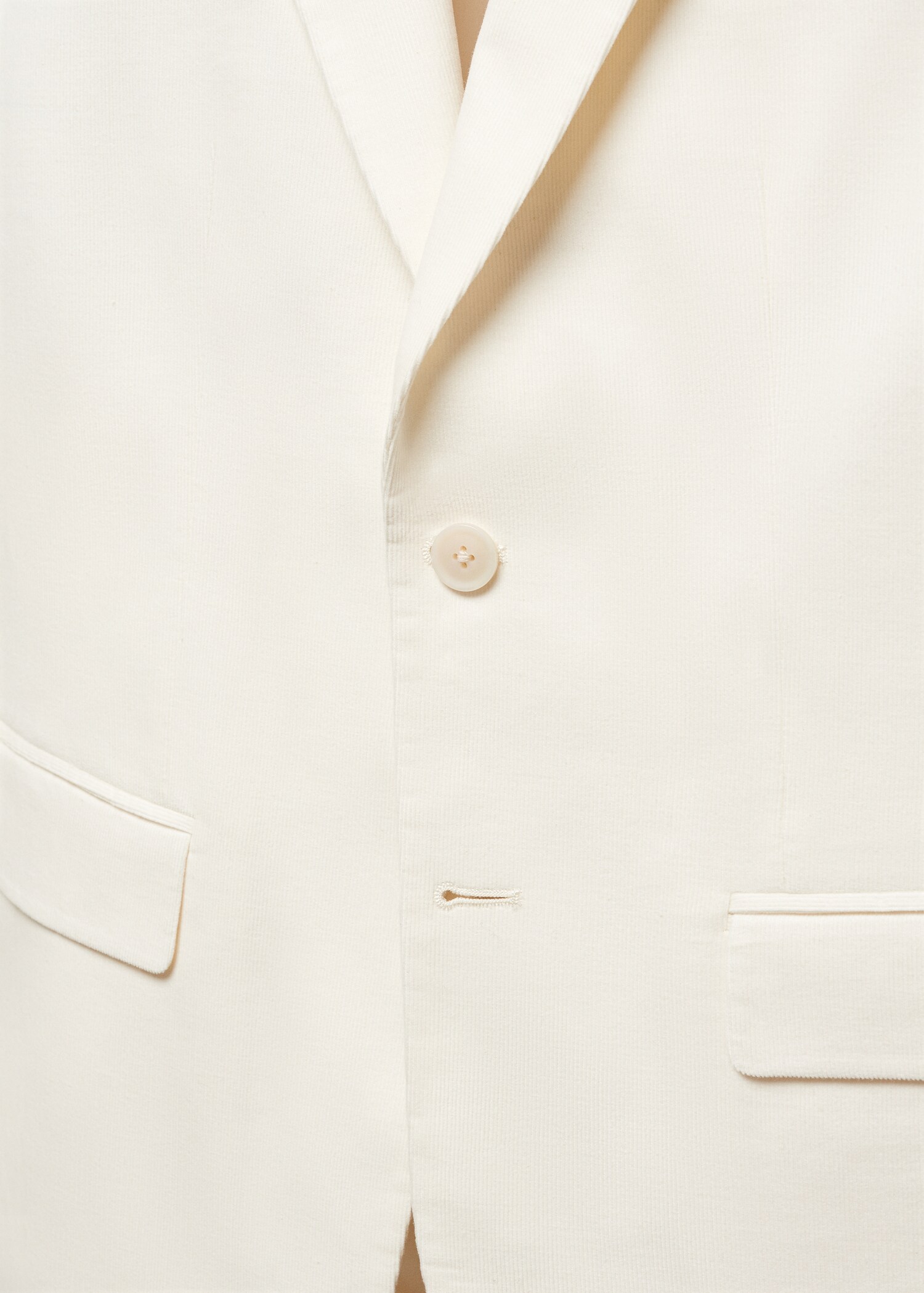 Slim fit corduroy blazer - Details of the article 8