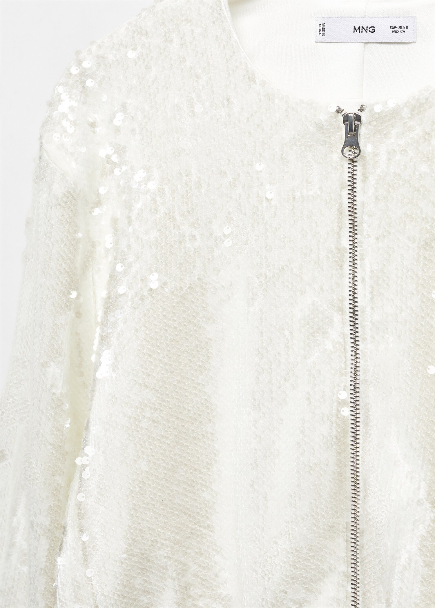 Sequined bomber jacket - Details of the article 8
