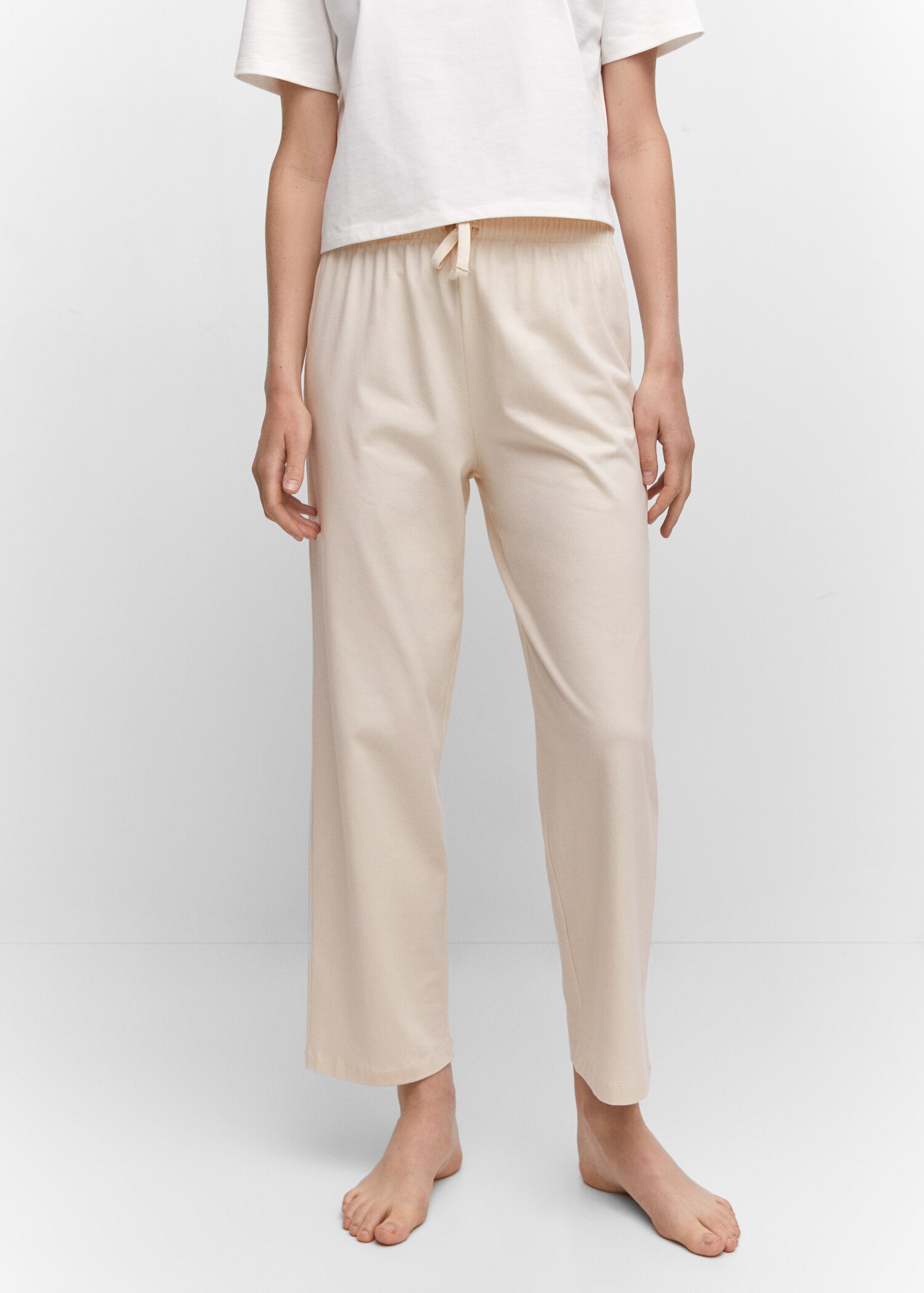 Pantalon maille coton - Plan moyen