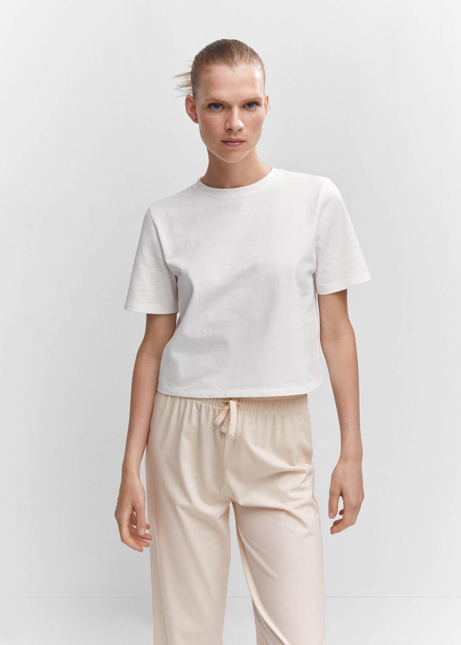 Pantalon maille coton - Détail de l'article 1