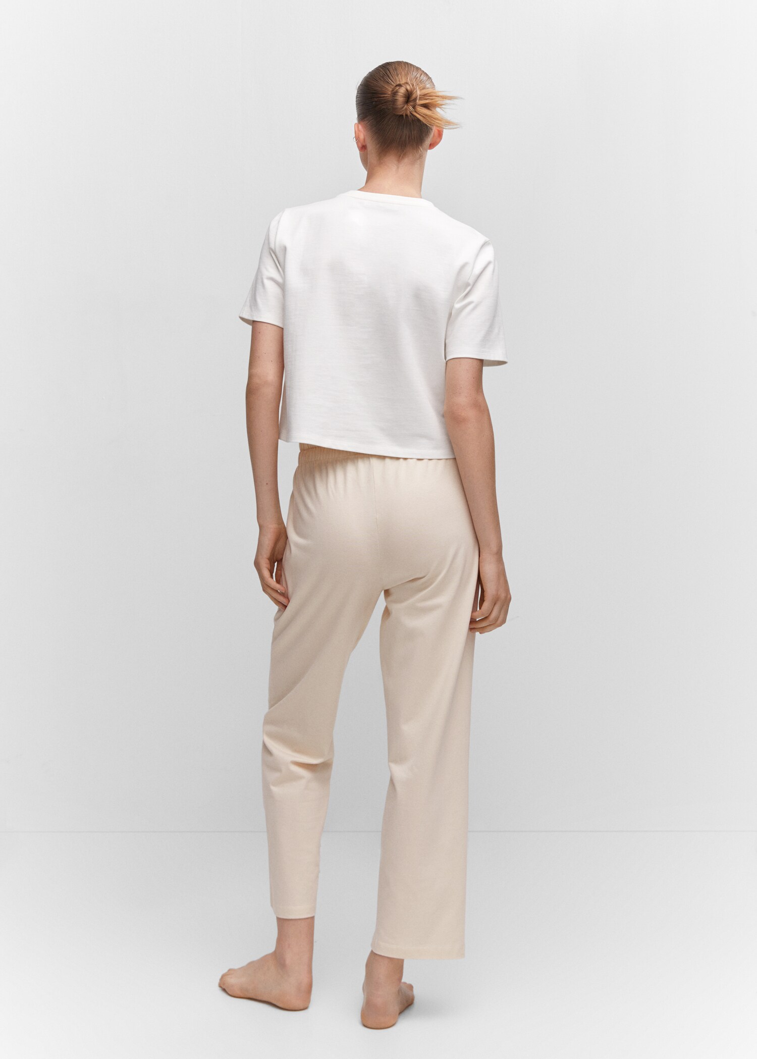 Pantalon maille coton - Verso de l’article