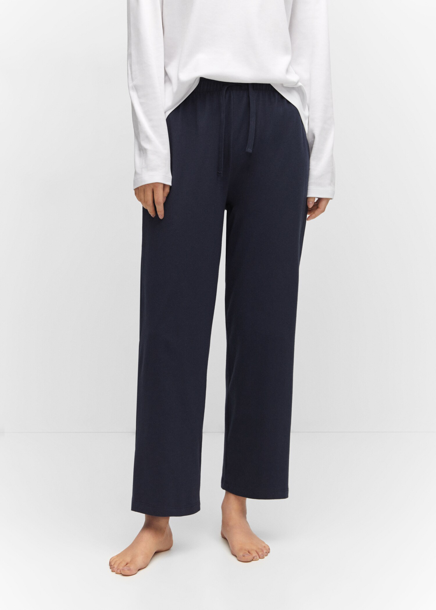 Pantalon maille coton - Plan moyen